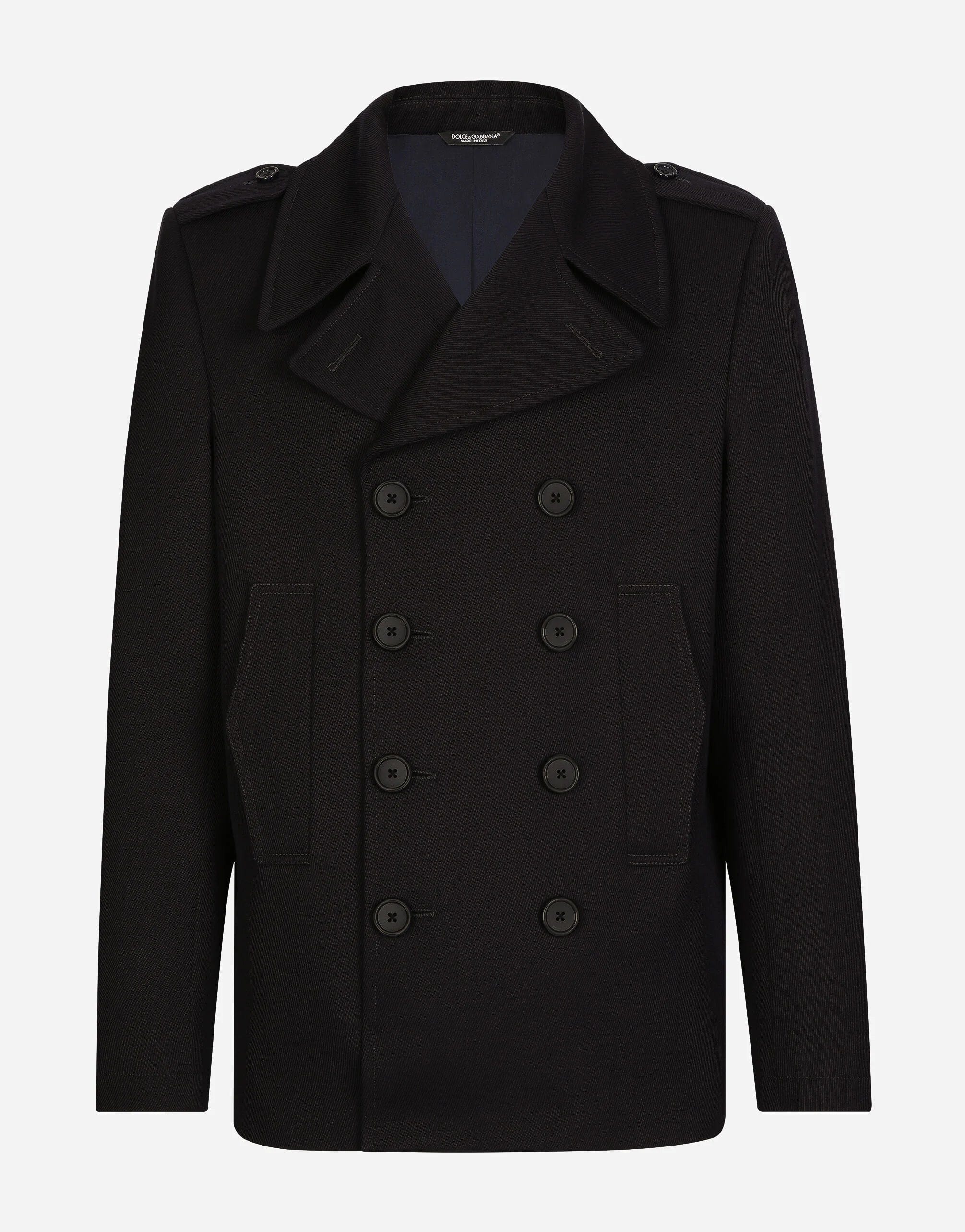 Dolce & Gabbana Cotton Double-Breasted Coat