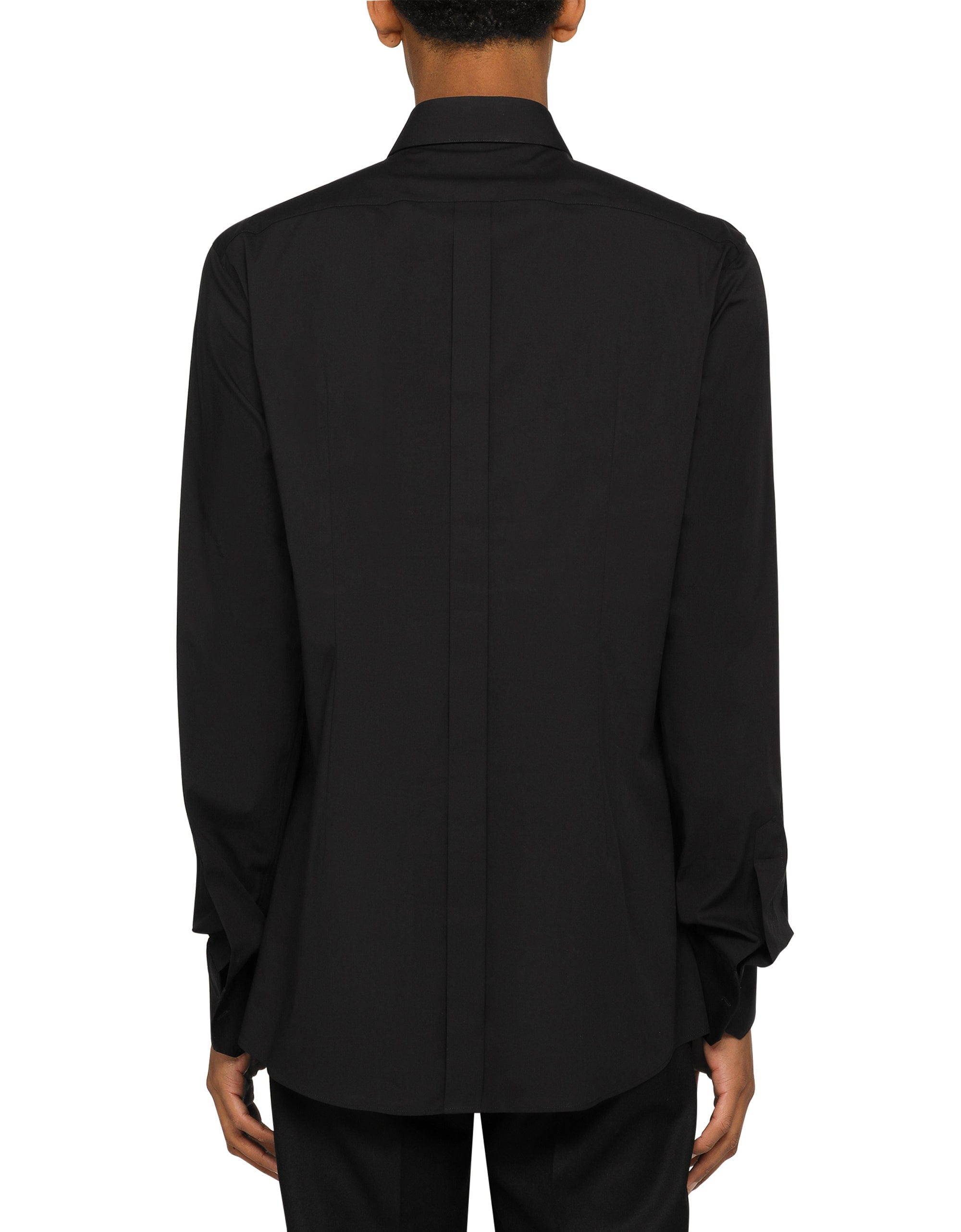 Dolce & Gabbana Cotton Embroidered DG Logo Shirt