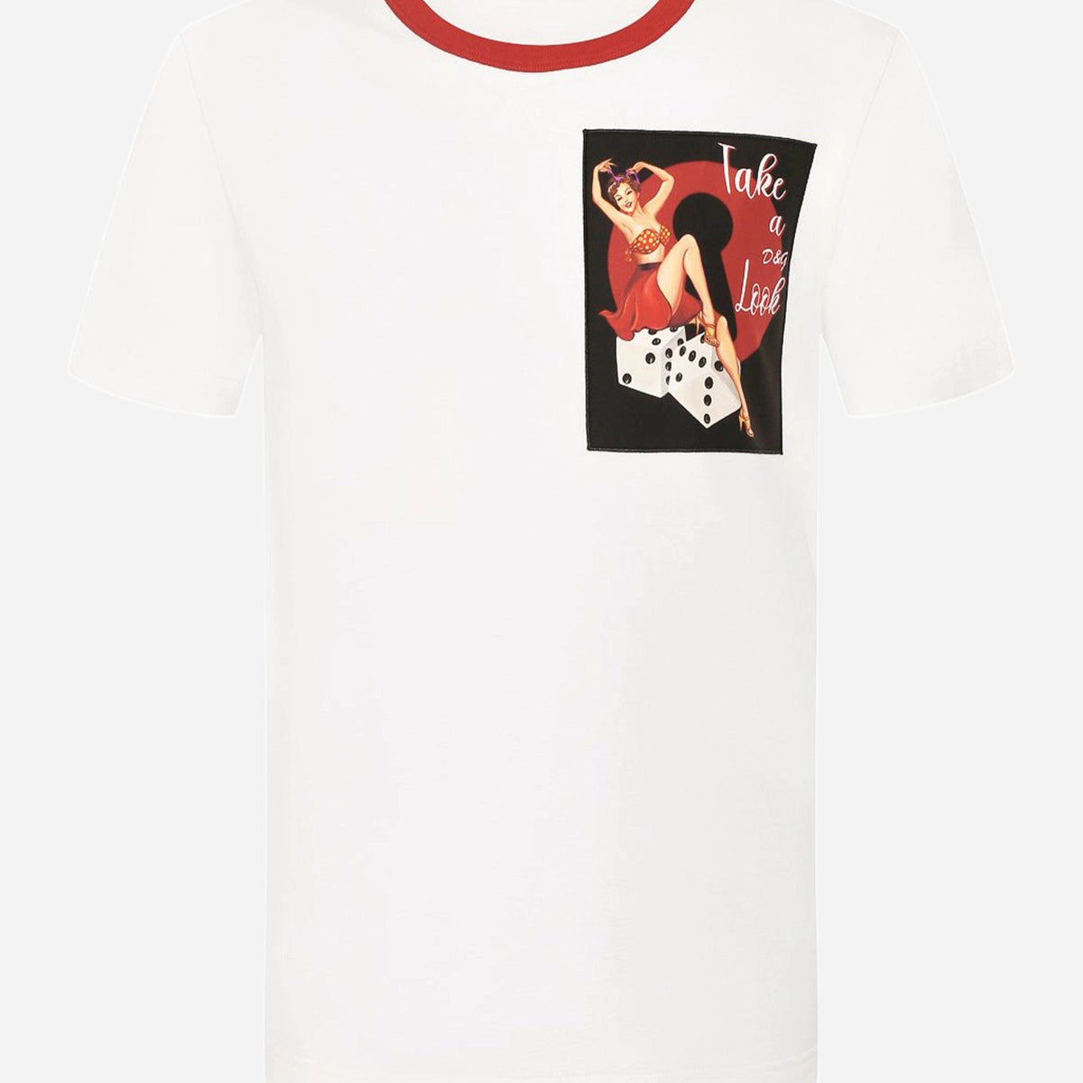 Dolce & Gabbana Cotton Graphic Print T-Shirt | Sendegaro GR