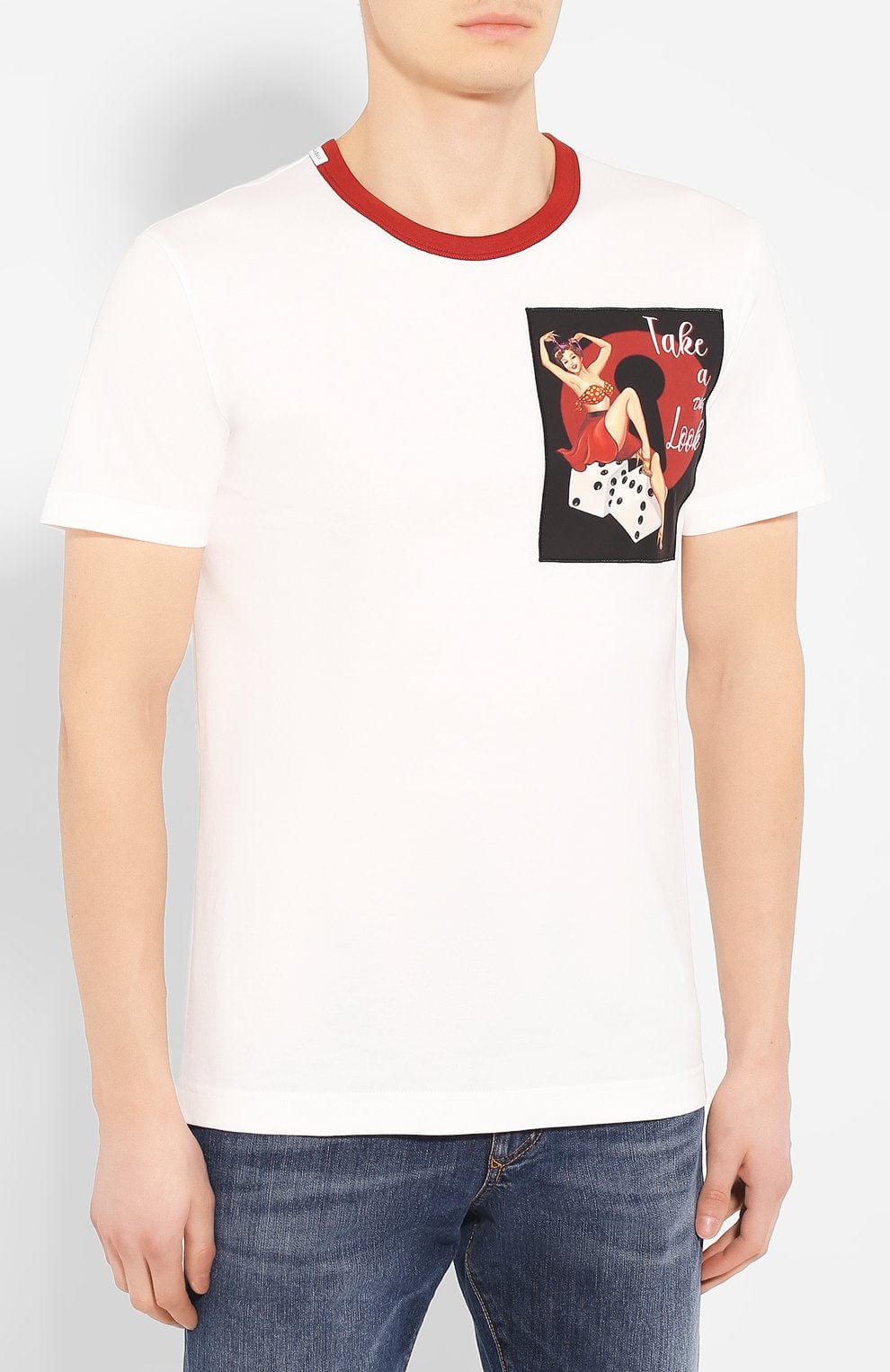 Dolce & Gabbana Cotton Graphic Print T-Shirt