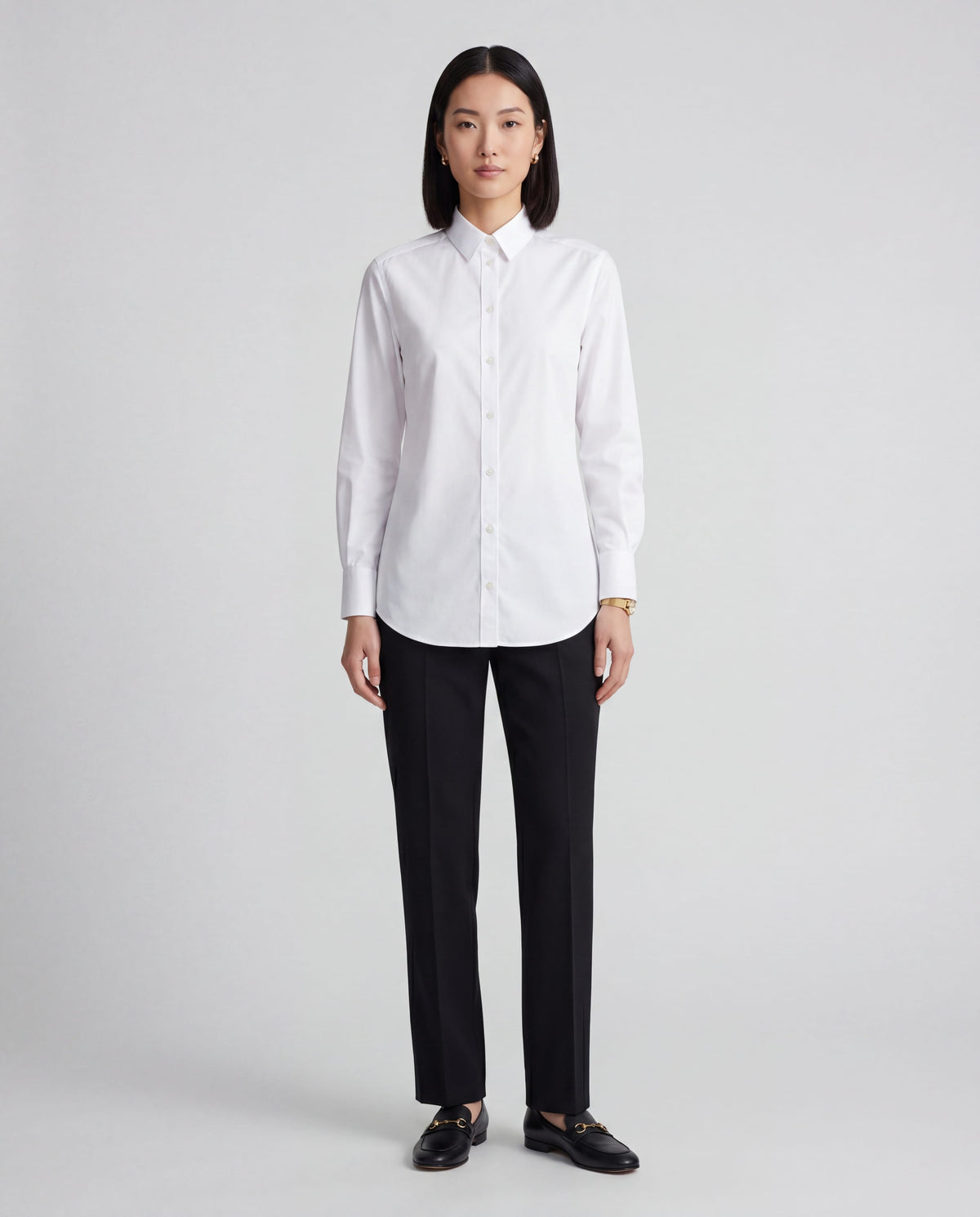 Dolce & Gabbana コットン長袖クラシックシャツ | Sendegaro JP