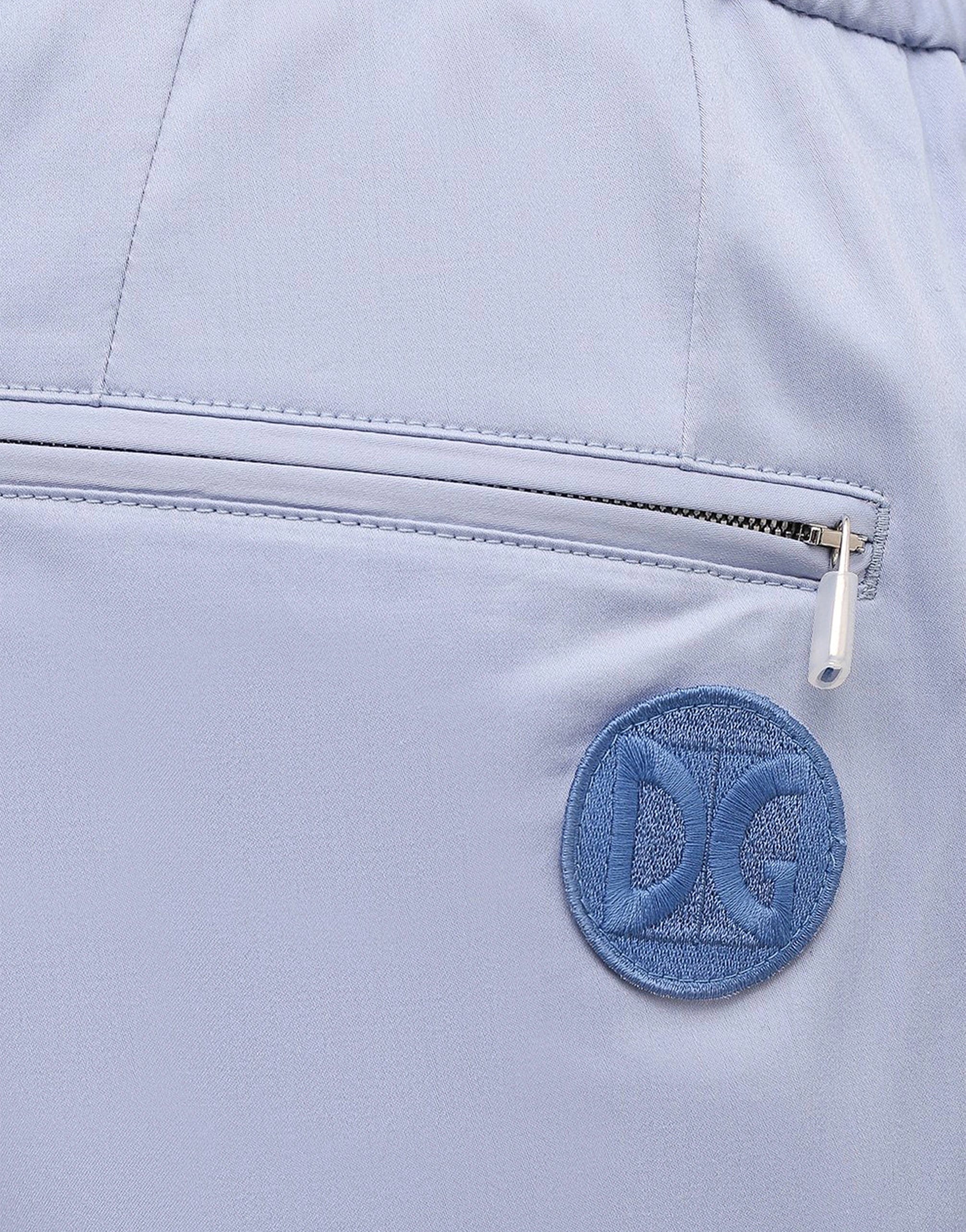 Pantaloni In Cotone Con Logo