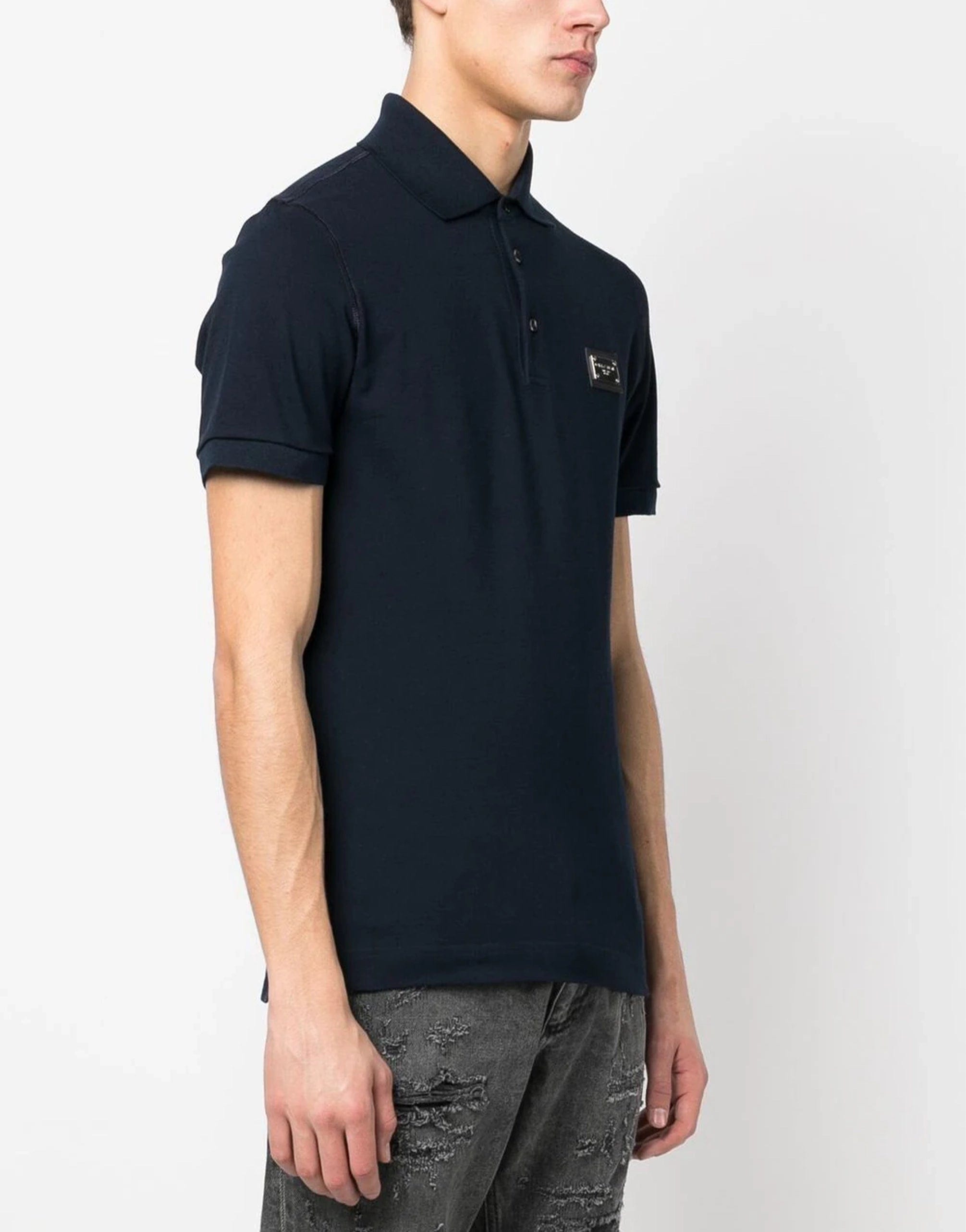 Dolce & Gabbana Piqué Polo-Shirt With Logo