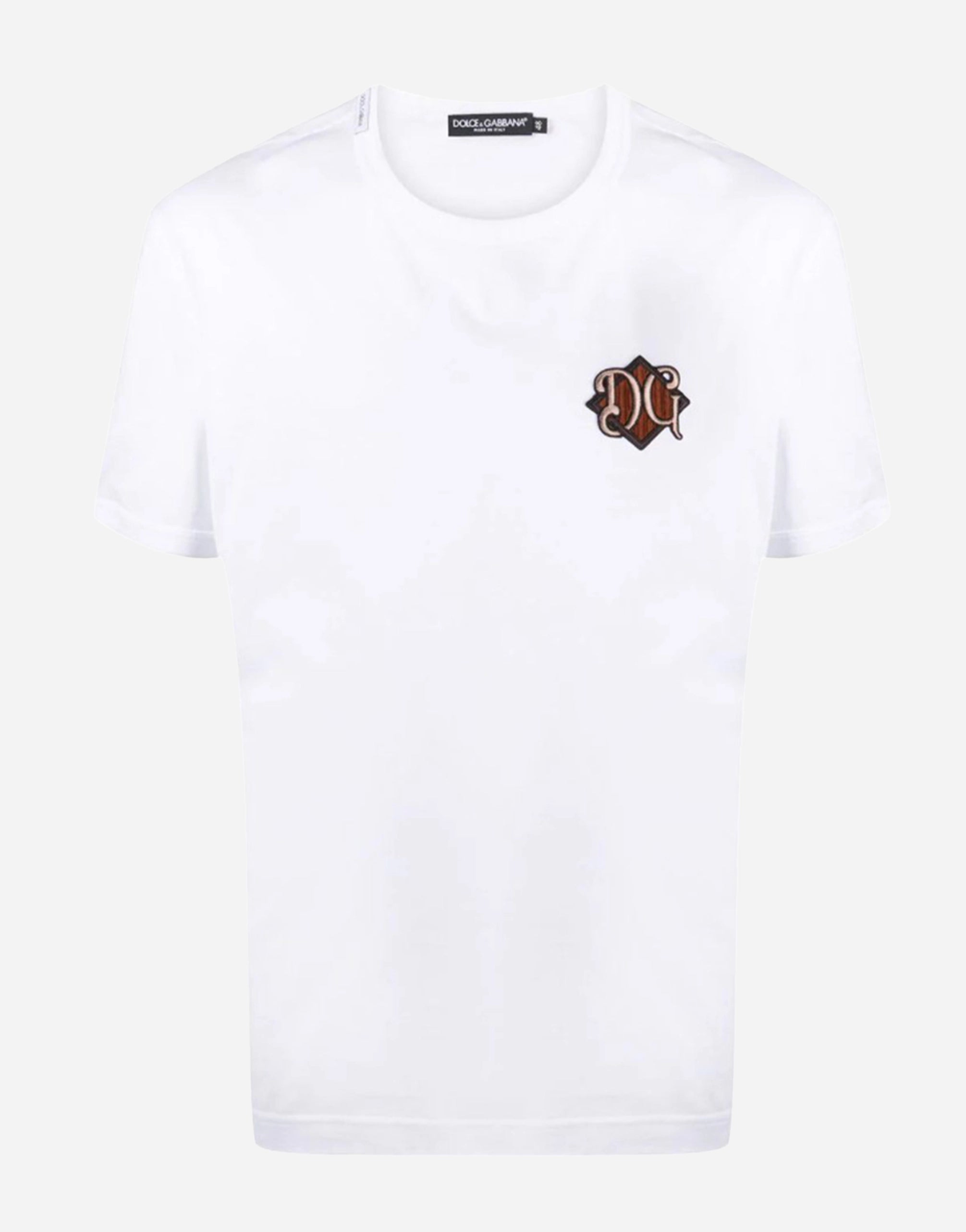 Dolce & Gabbana Cotton Shirt With DG Patch