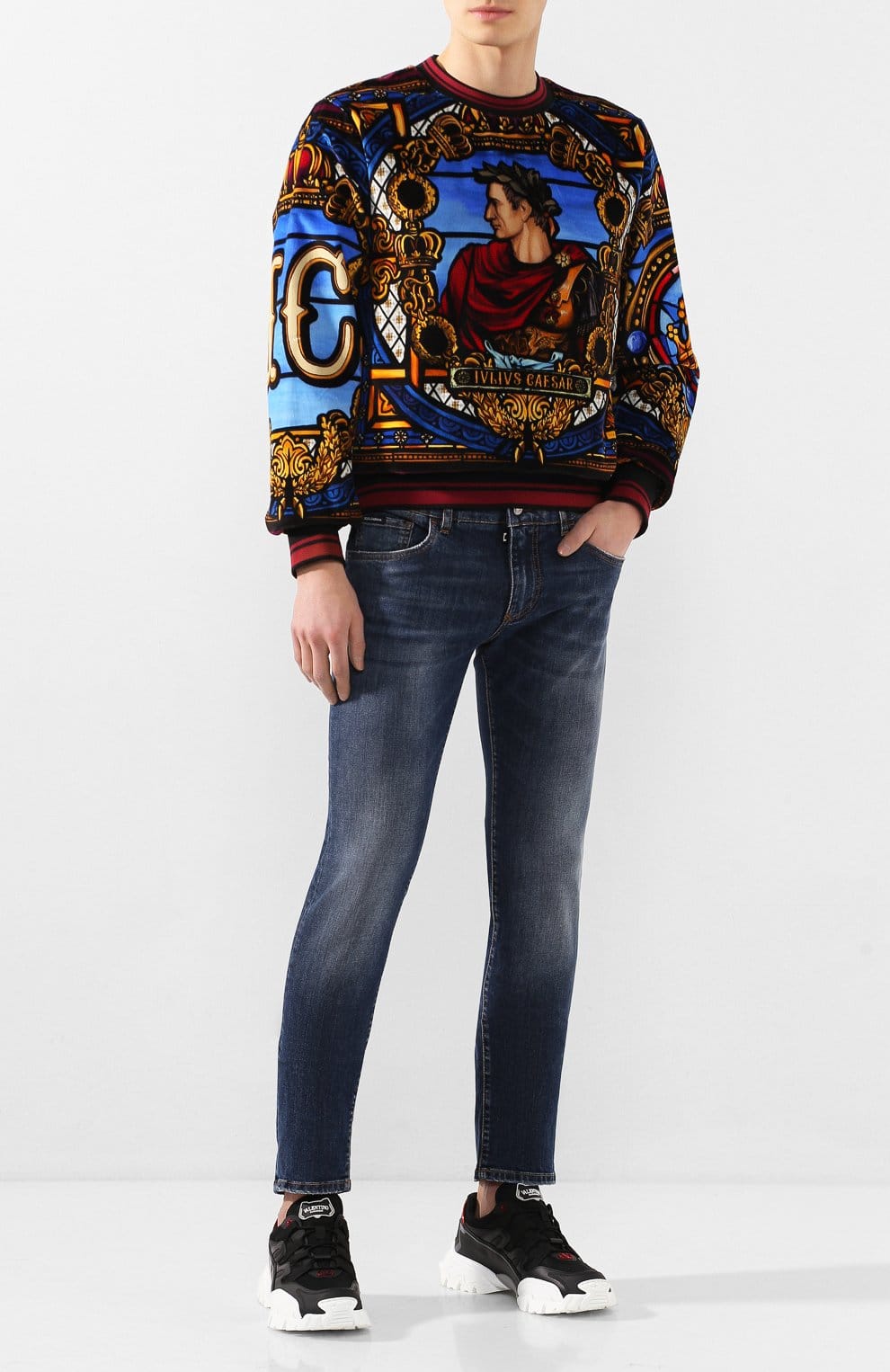 Dolce & Gabbana Cotton Slim-Fit Jeans