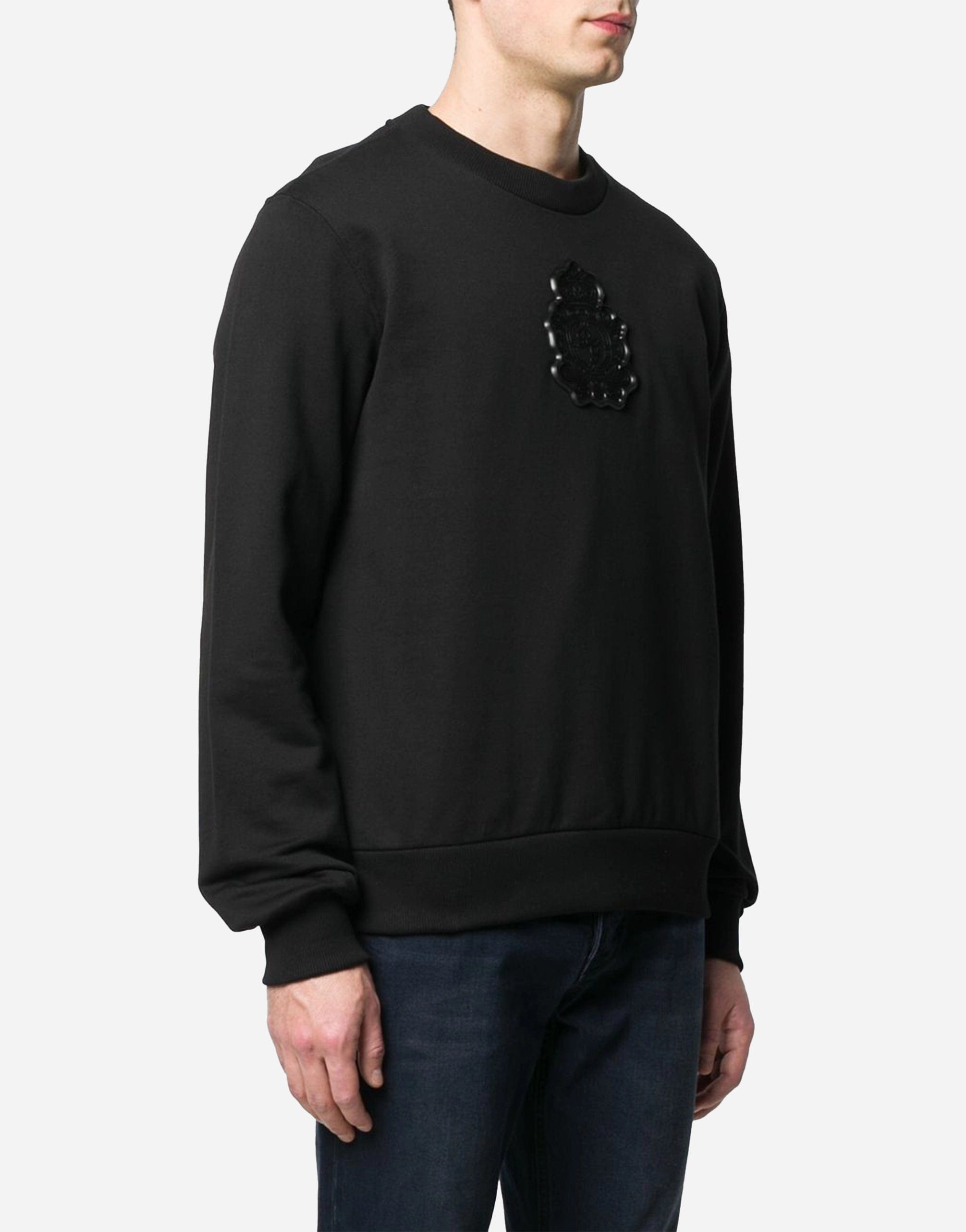 Dolce & Gabbana Cotton Sweatshirt With Logo Patch