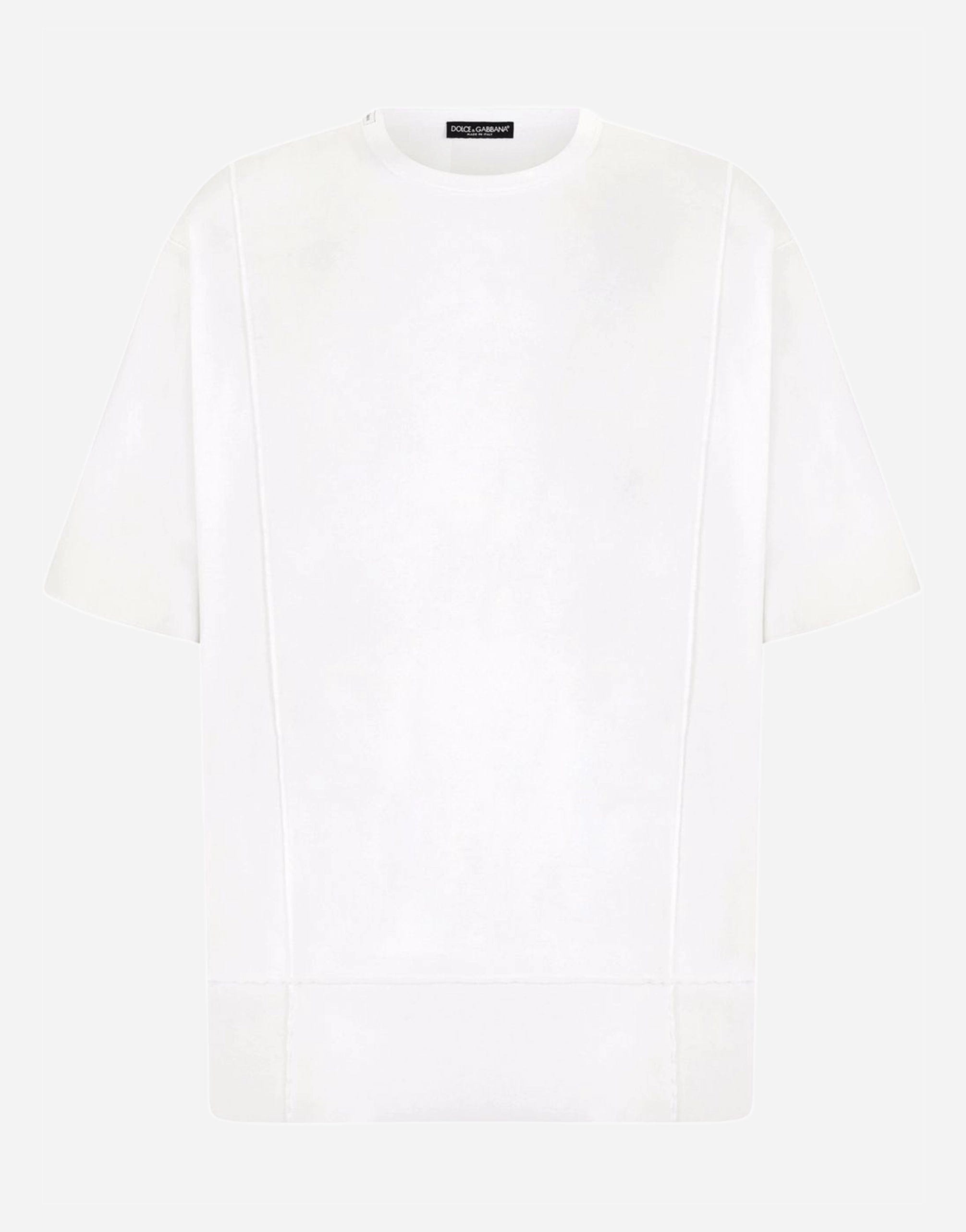 Camiseta de algodón con estampado DG