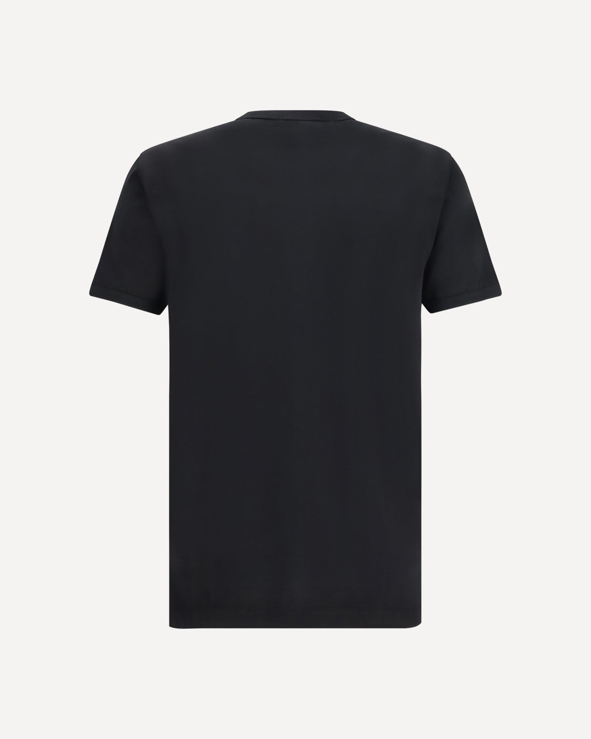 Dolce & Gabbana Baumwoll-T-Shirt mit Logo-Plakette - alternate view