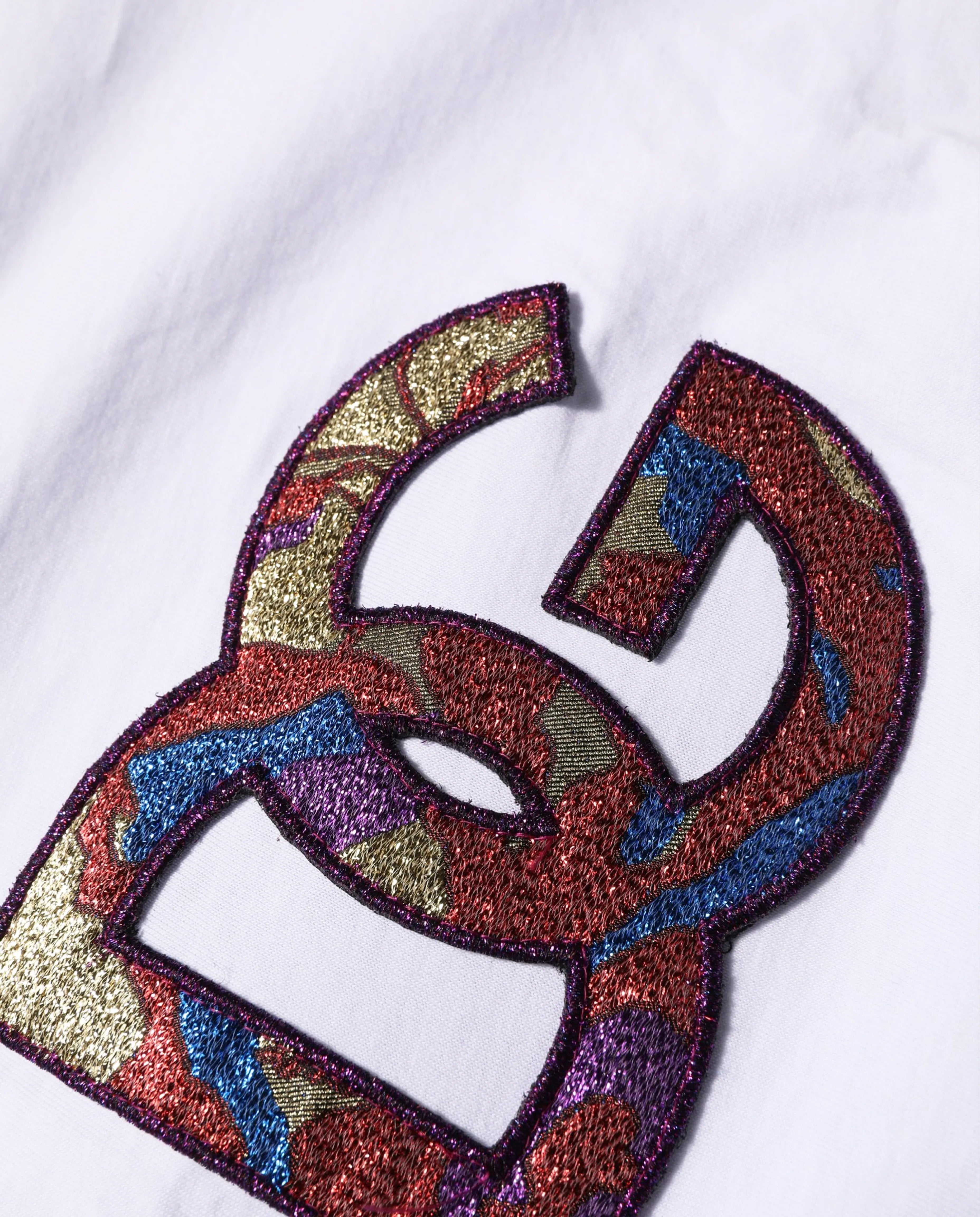 Dolce & Gabbana Dolce & Gabbana Cotton T-Shirt With Metallic DG Logo