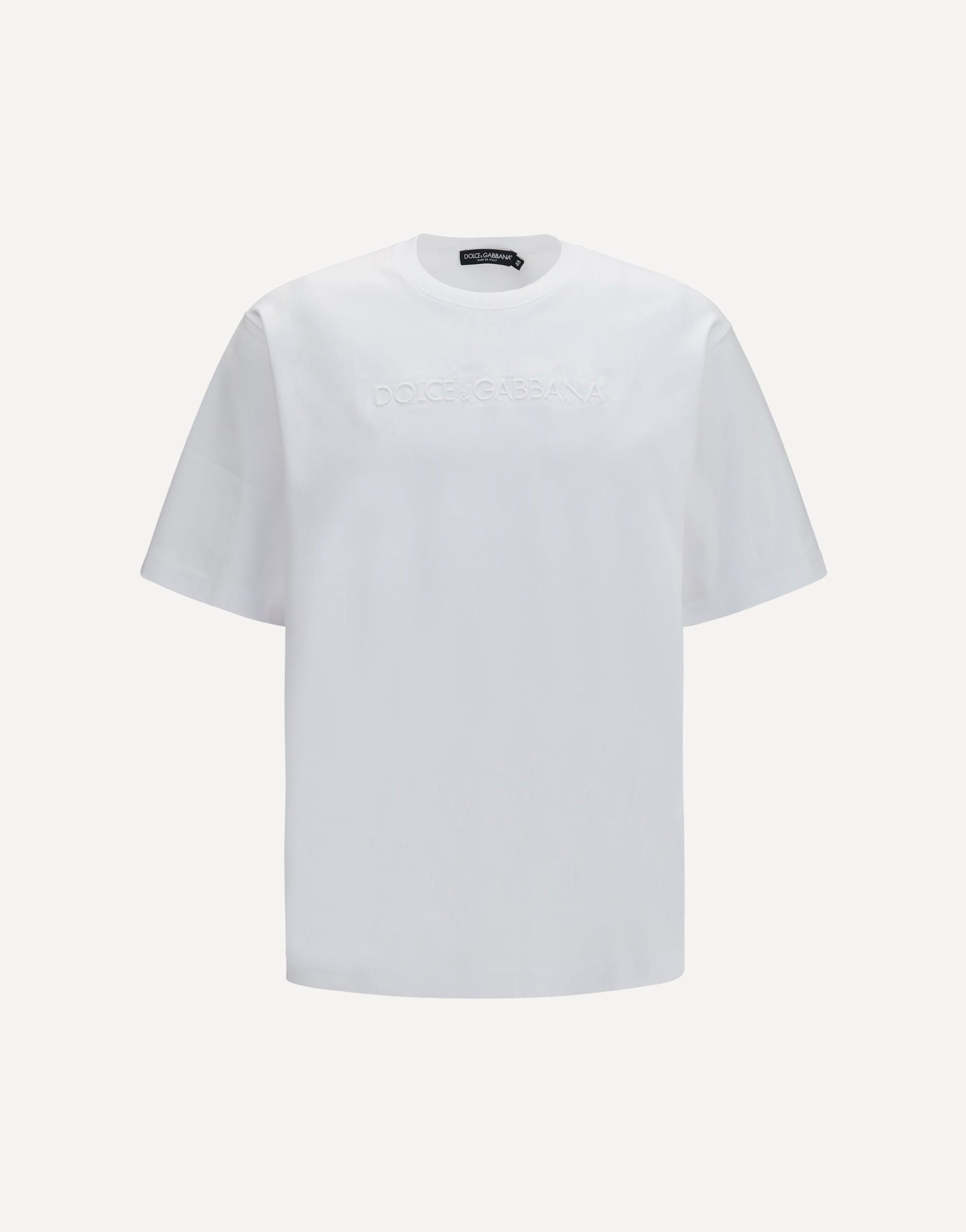 DOLCE&GABBANA Tシャツ Dolce & Gabbana レギュラーフィットのコットンTシャツ | Sendegaro JP