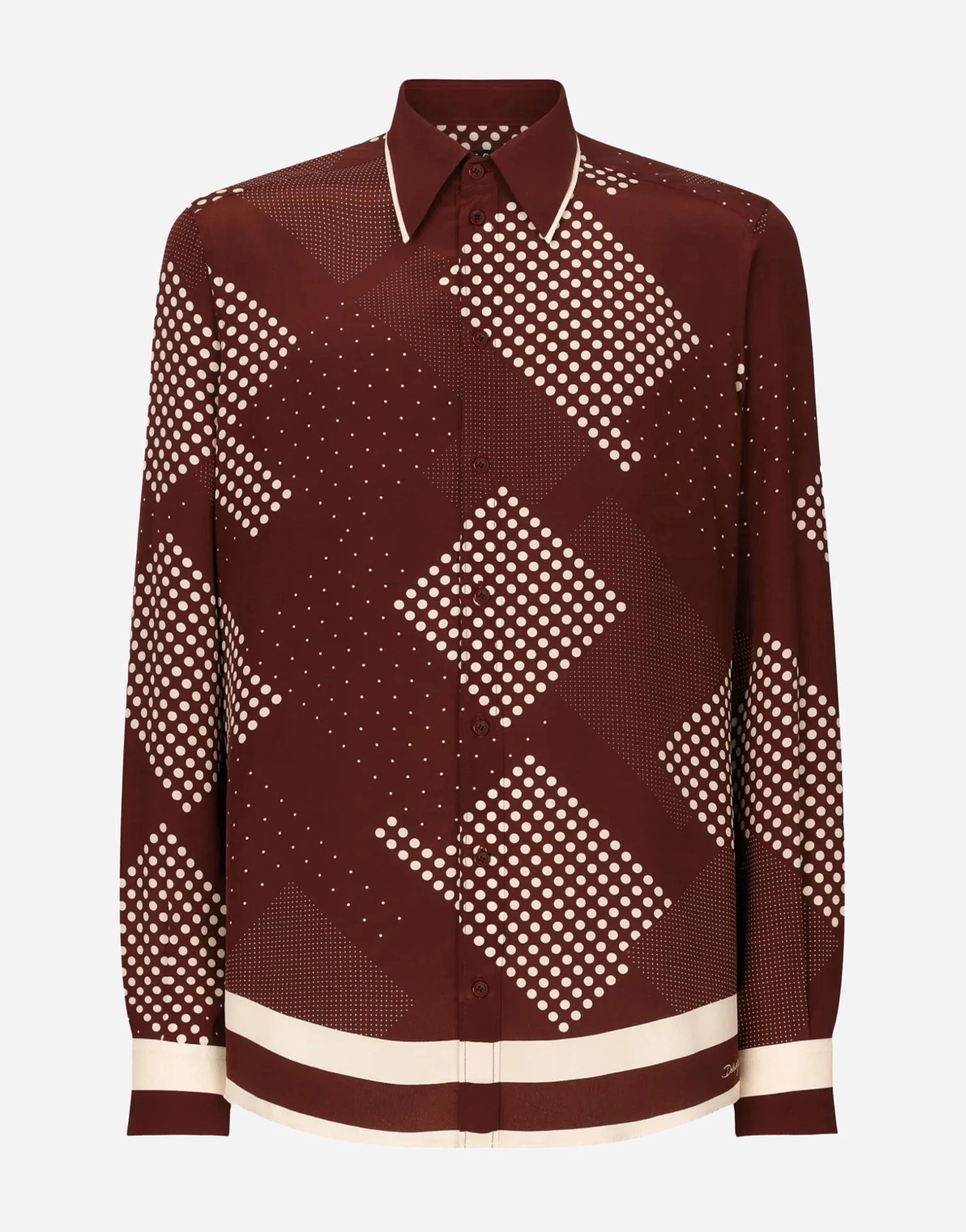 Dolce & Gabbana Crepe De Chine Silk Shirt