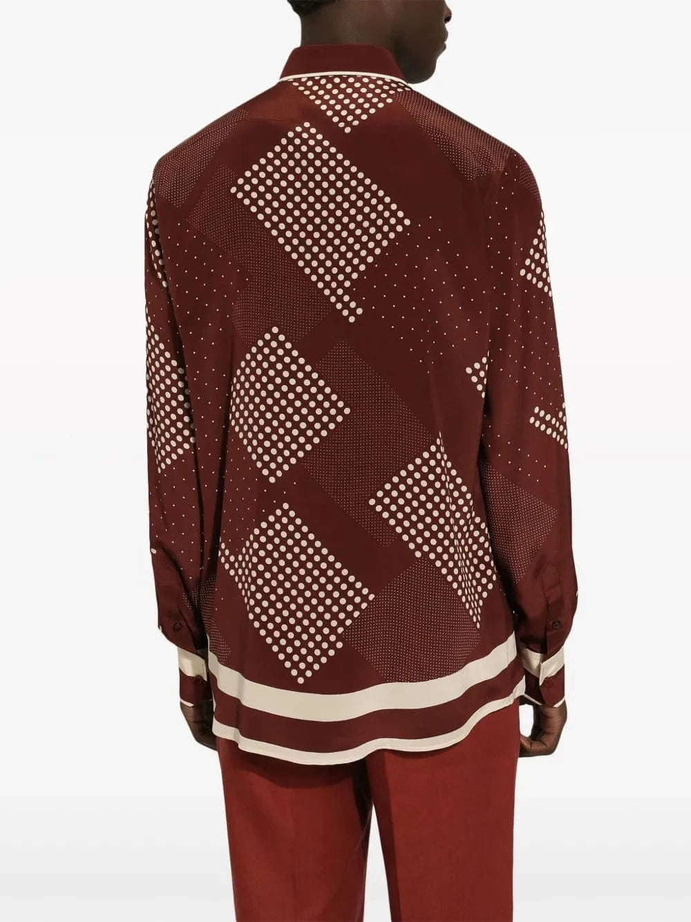 Dolce & Gabbana Crepe De Chine Silk Shirt