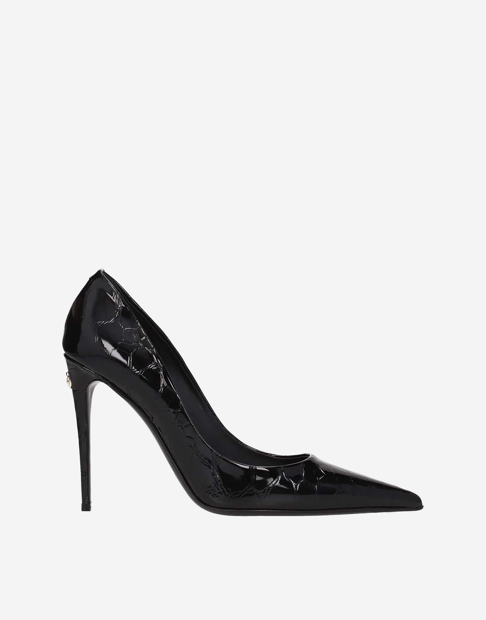 Dolce & Gabbana Crocodile-Embossed Pumps