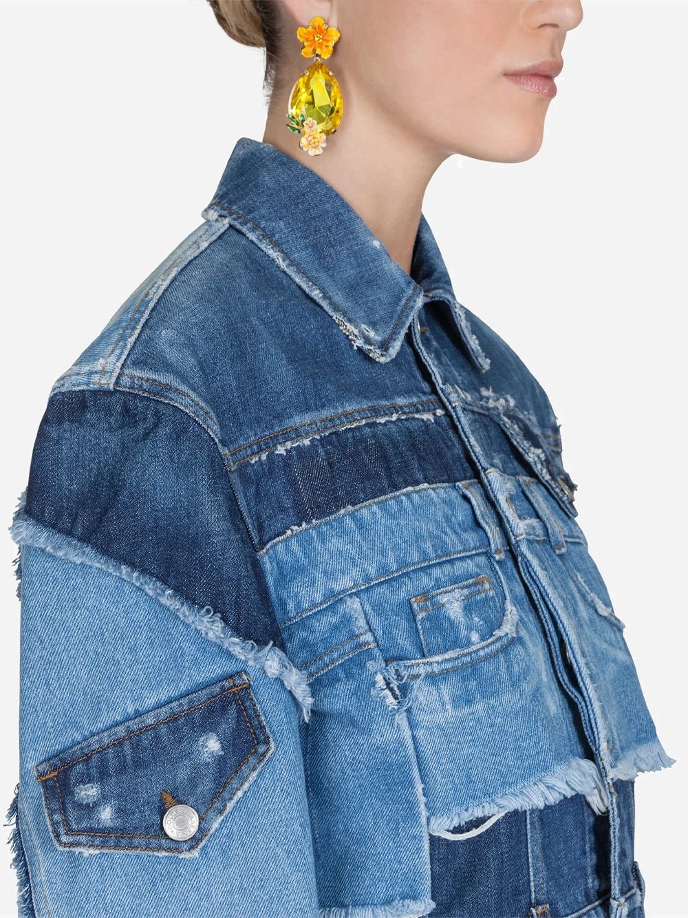 Dolce & Gabbana Cropped Denim Jacket