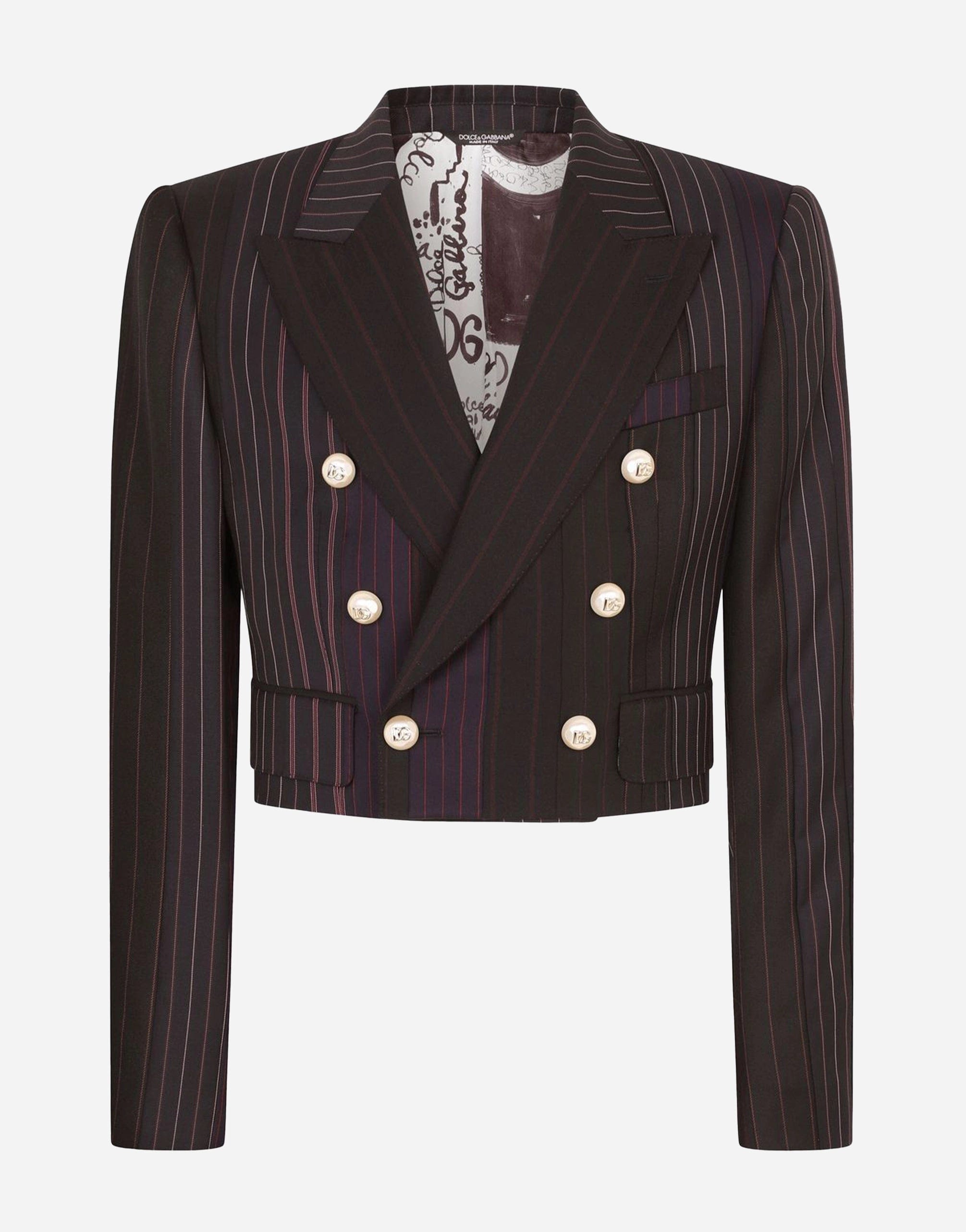Dolce & Gabbana Cropped Double-Breasted Jacket