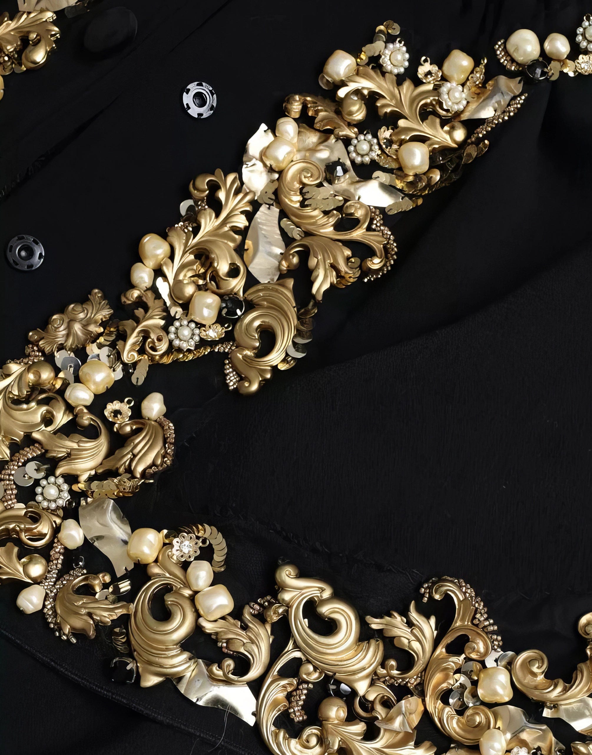 Dolce & Gabbana Cropped Jacket With Embellishments