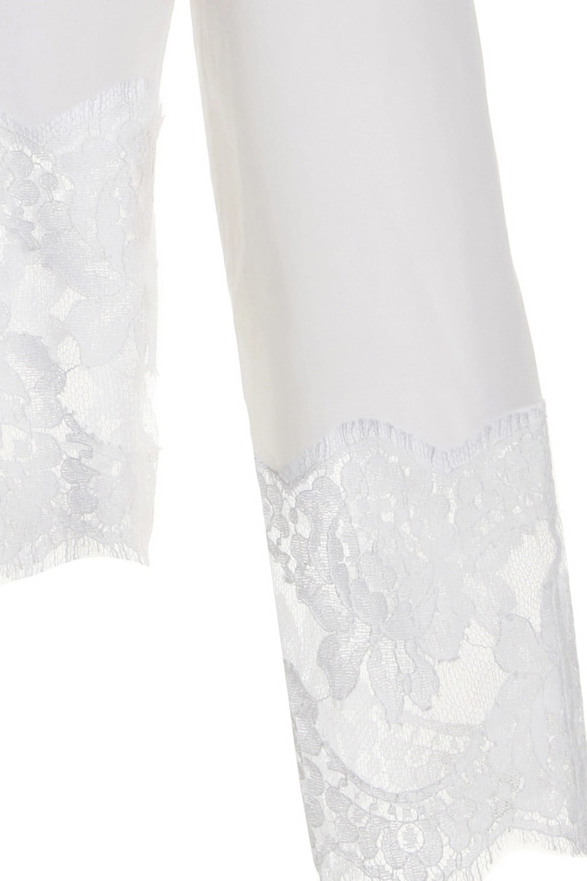 Dolce & Gabbana Dolce & Gabbana Cropped Lace Cotton Shirt