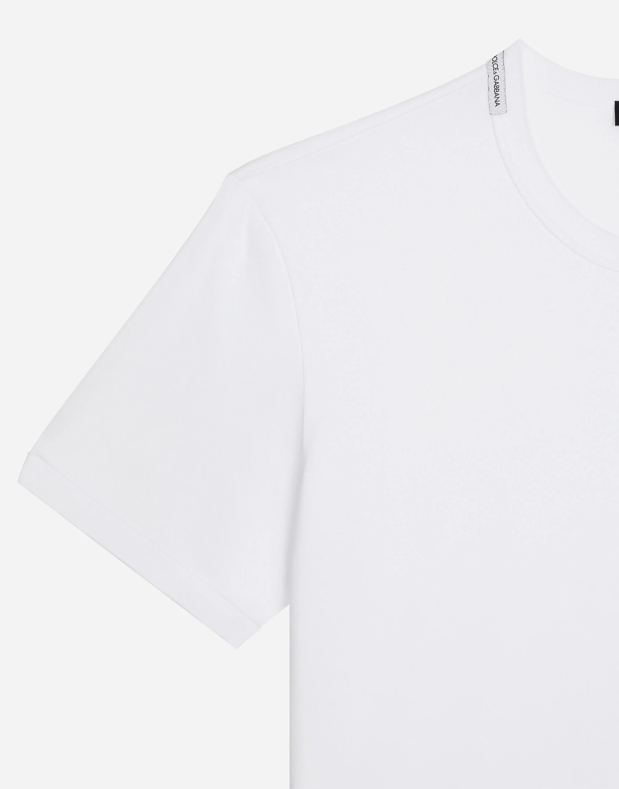 Dolce & Gabbana Crown-Bee Lurex Embroidery T-Shirt