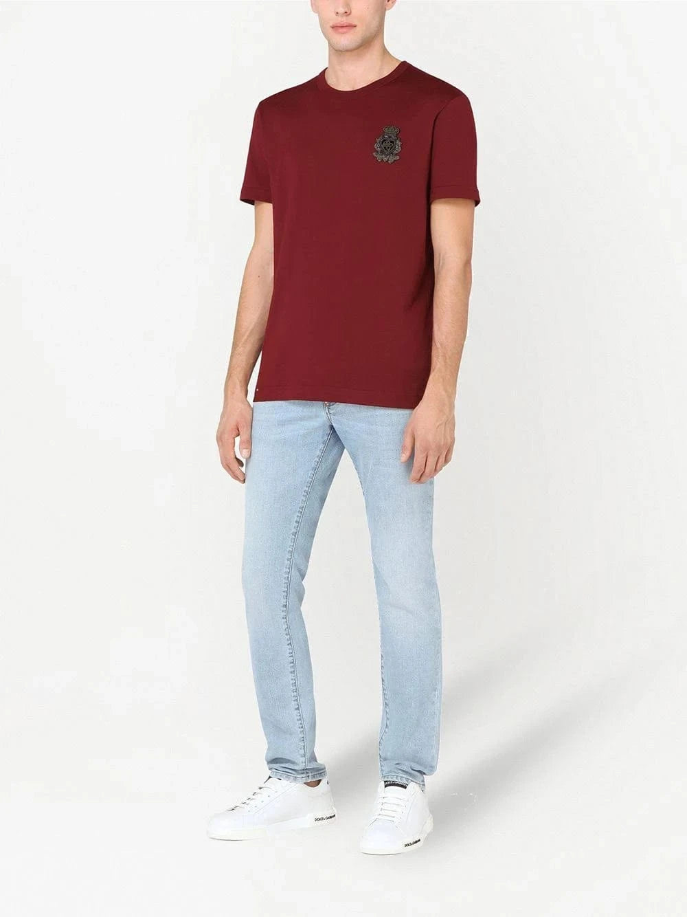 Dolce & Gabbana Crown DG Embroidery T-Shirt