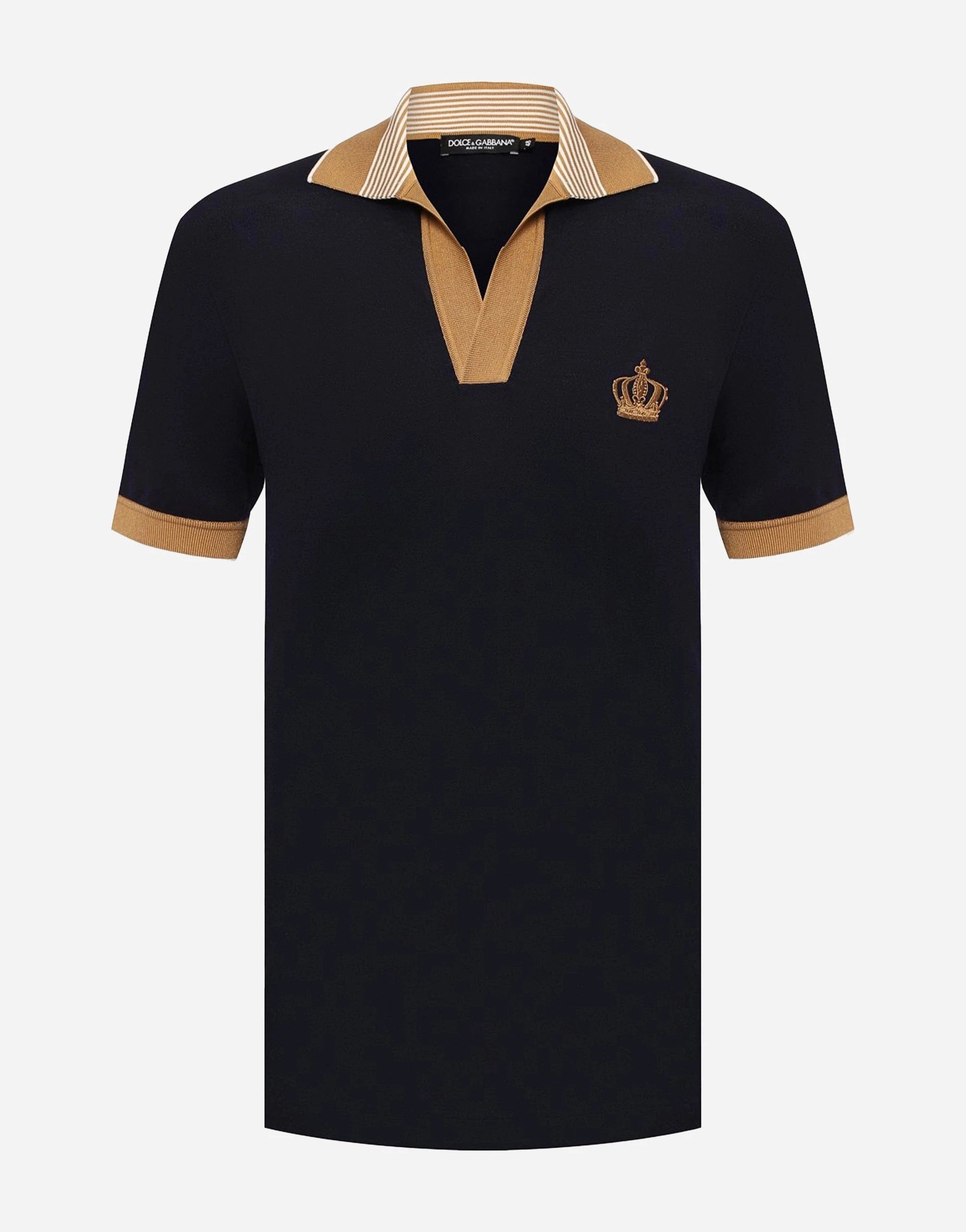 Cashmere Polo In Seta Dolce E Gabbana Dolce Gabbana Polo In