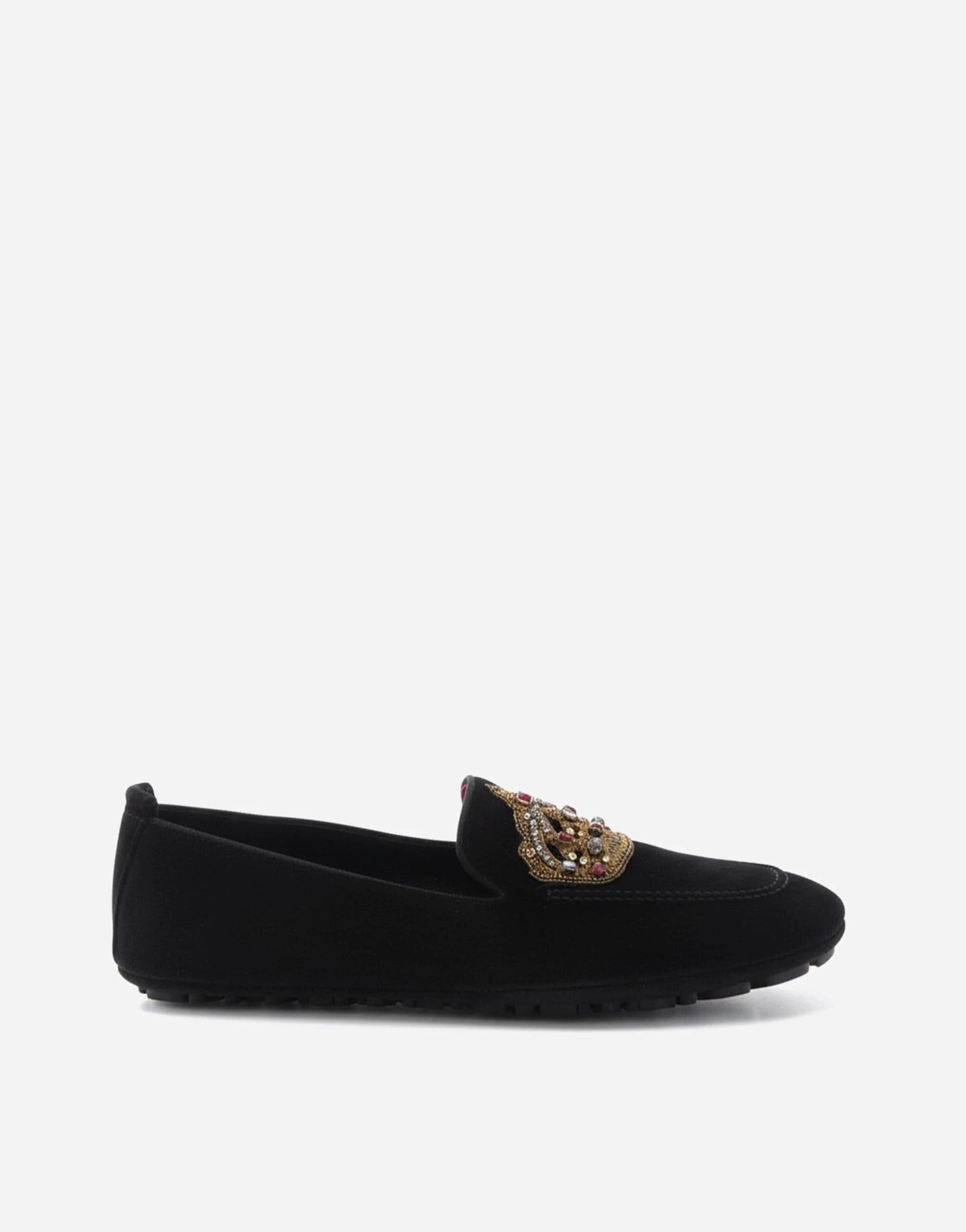 Dolce & Gabbana Crown Patch Loafers