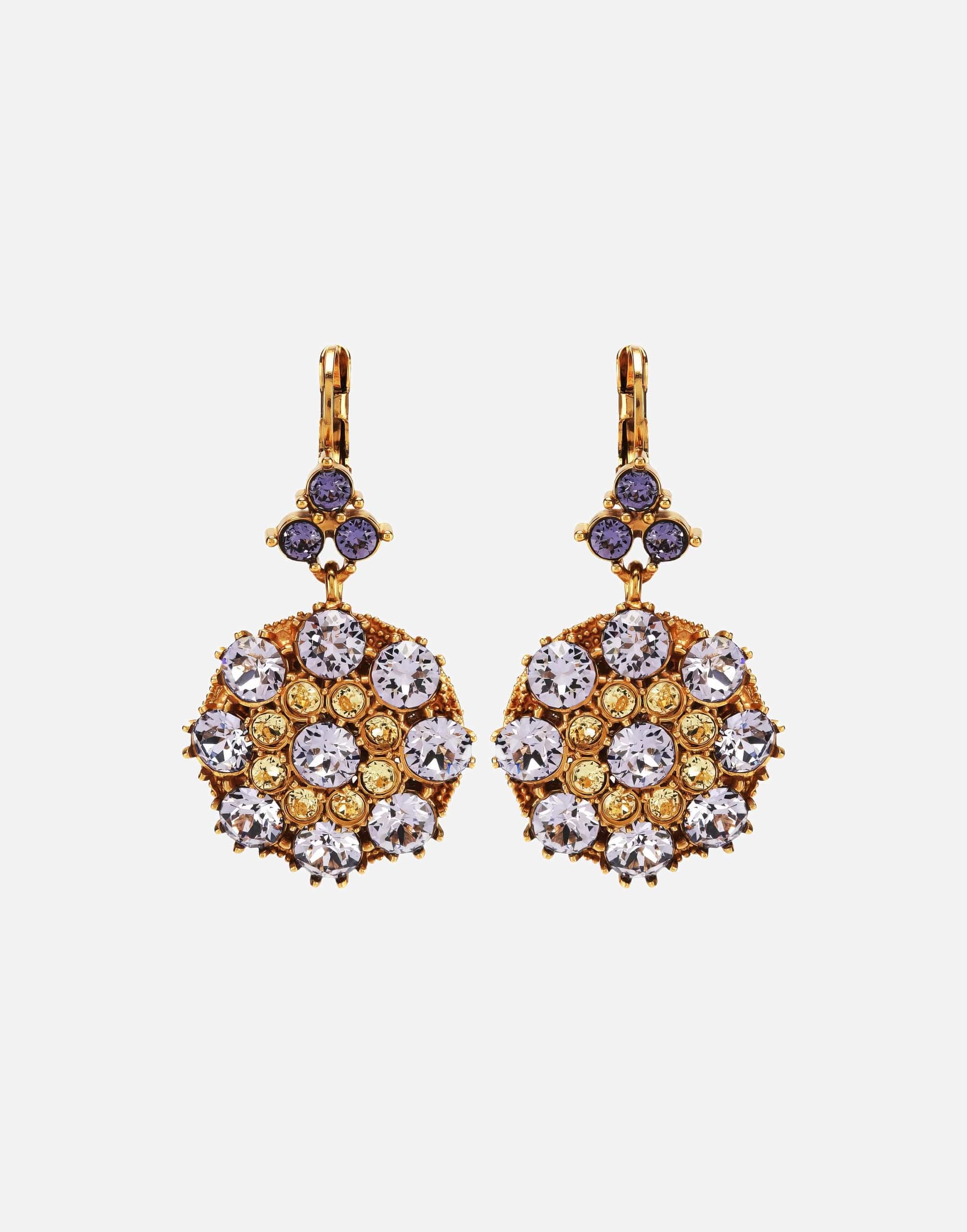 Dolce & Gabbana Crystal Cluster Earrings