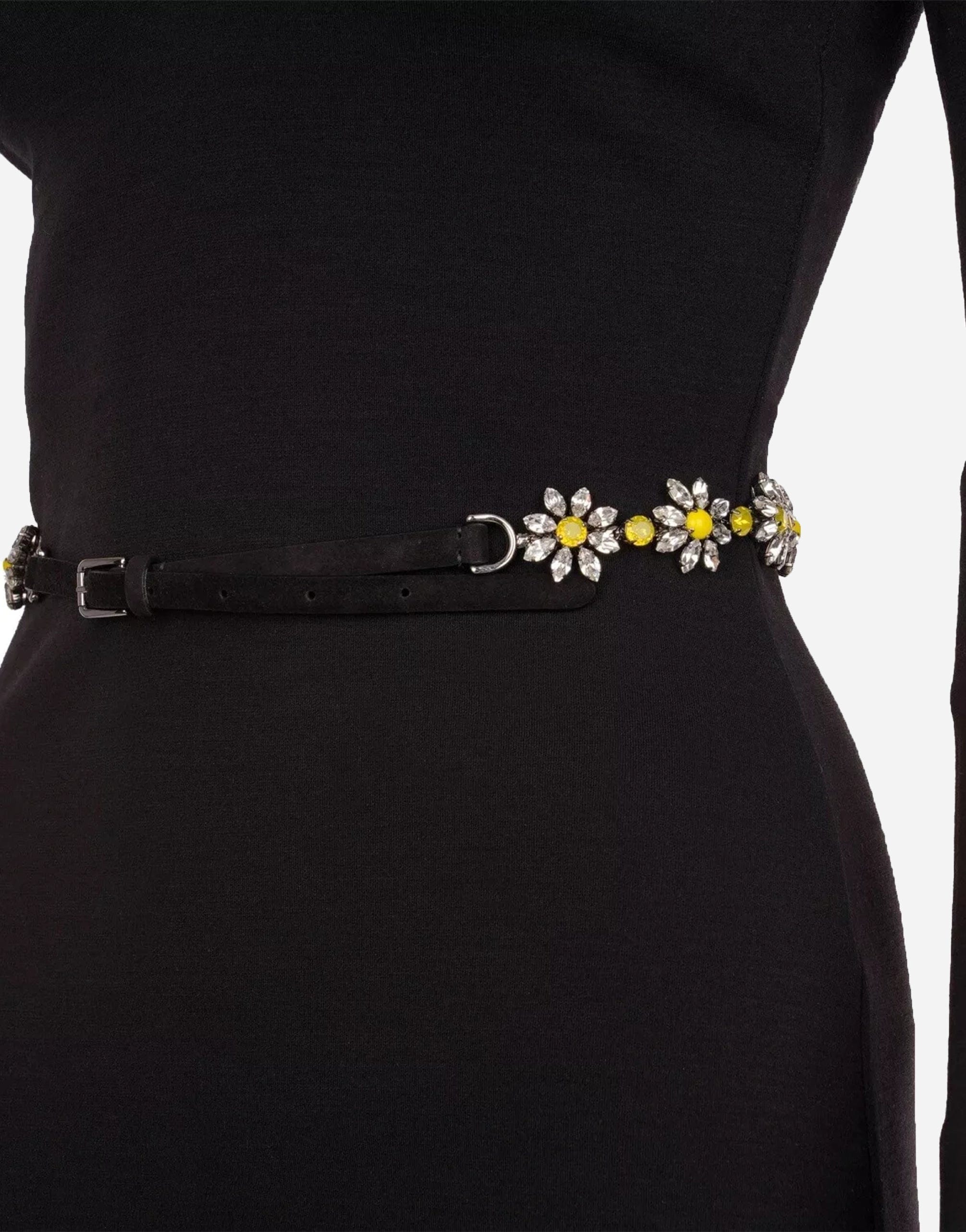 Crystal Daisy Embellished Belt