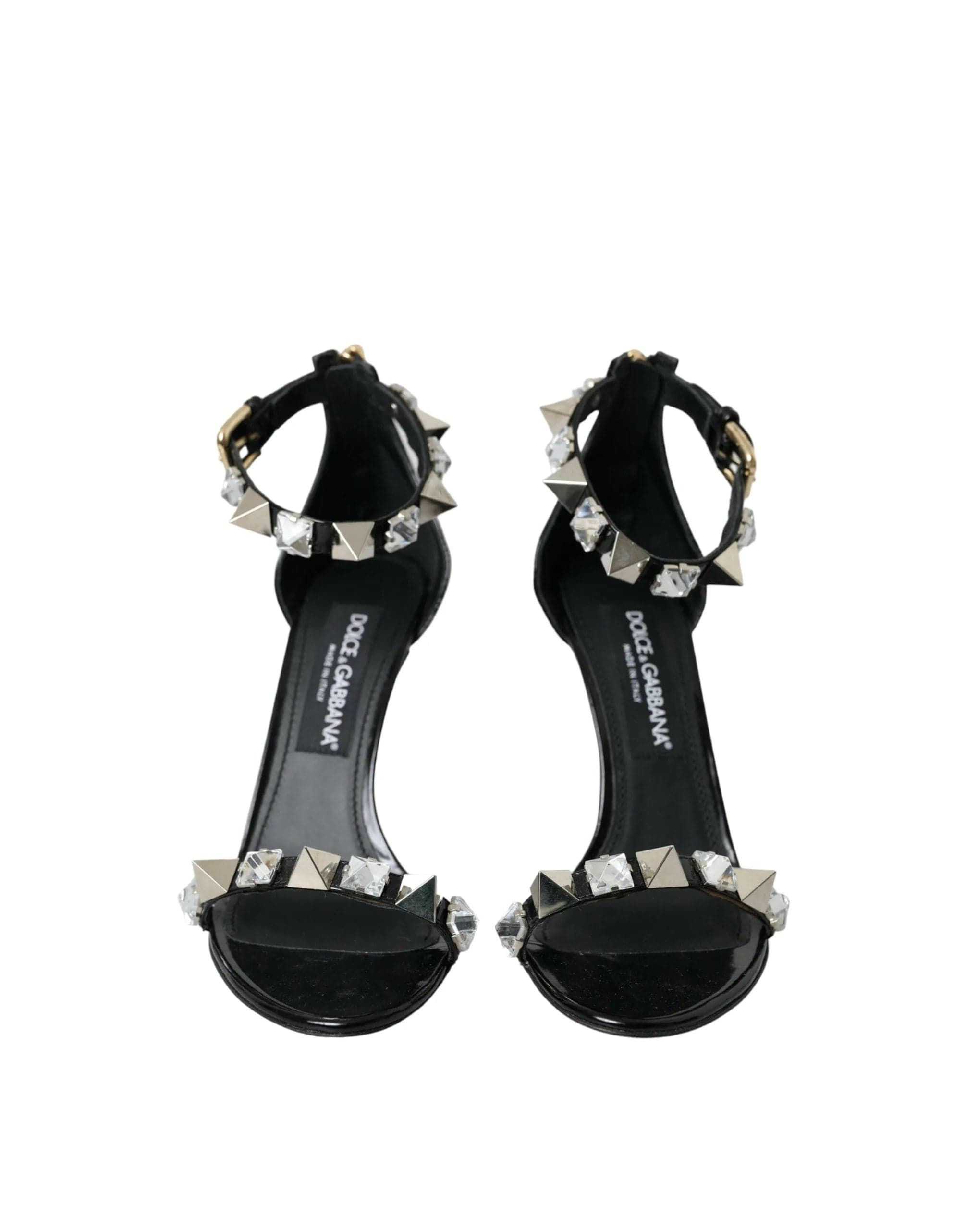 Dolce & Gabbana Crystal Embellished Ankle Strap Sandals