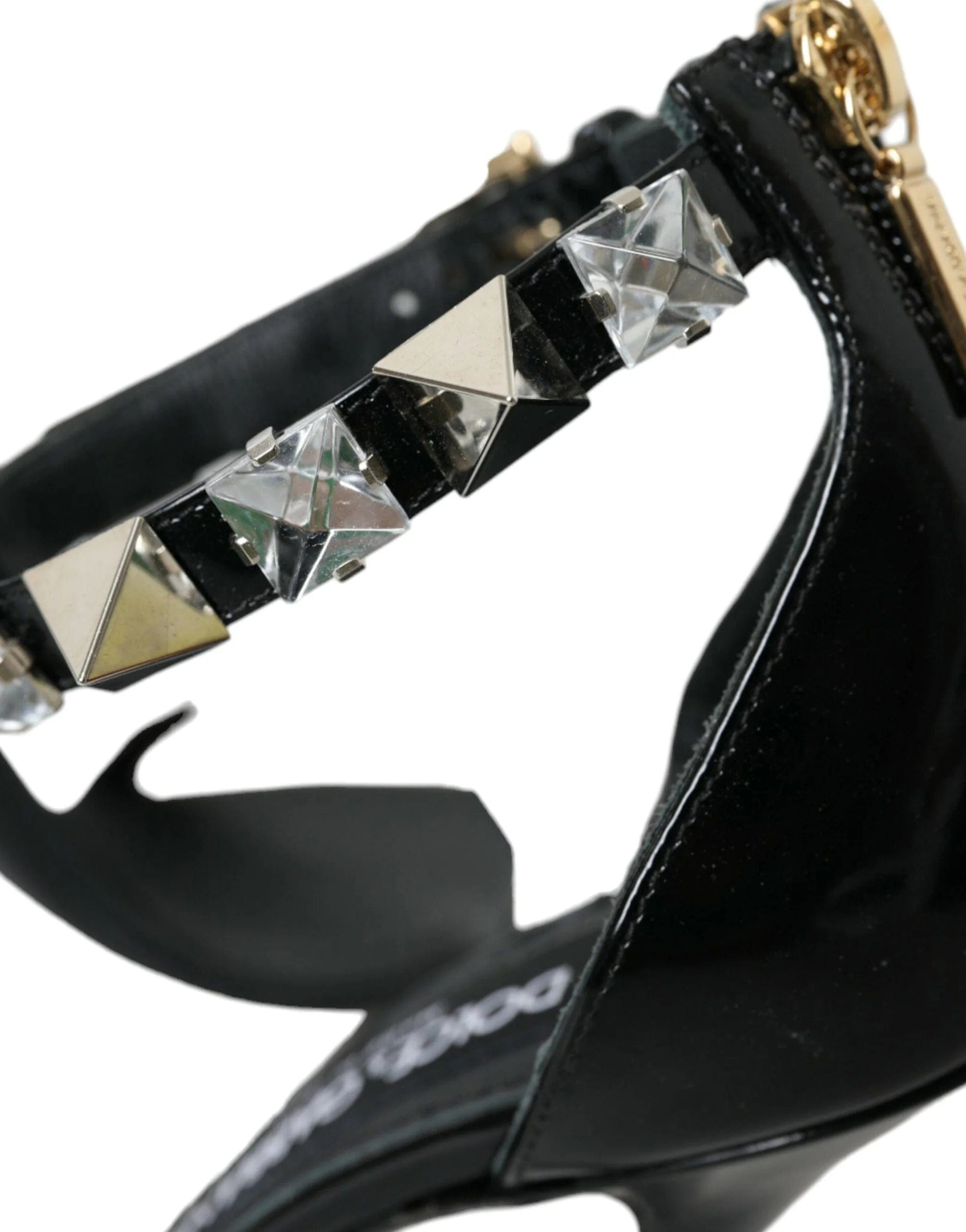 Dolce & Gabbana Crystal Embellished Ankle Strap Sandals