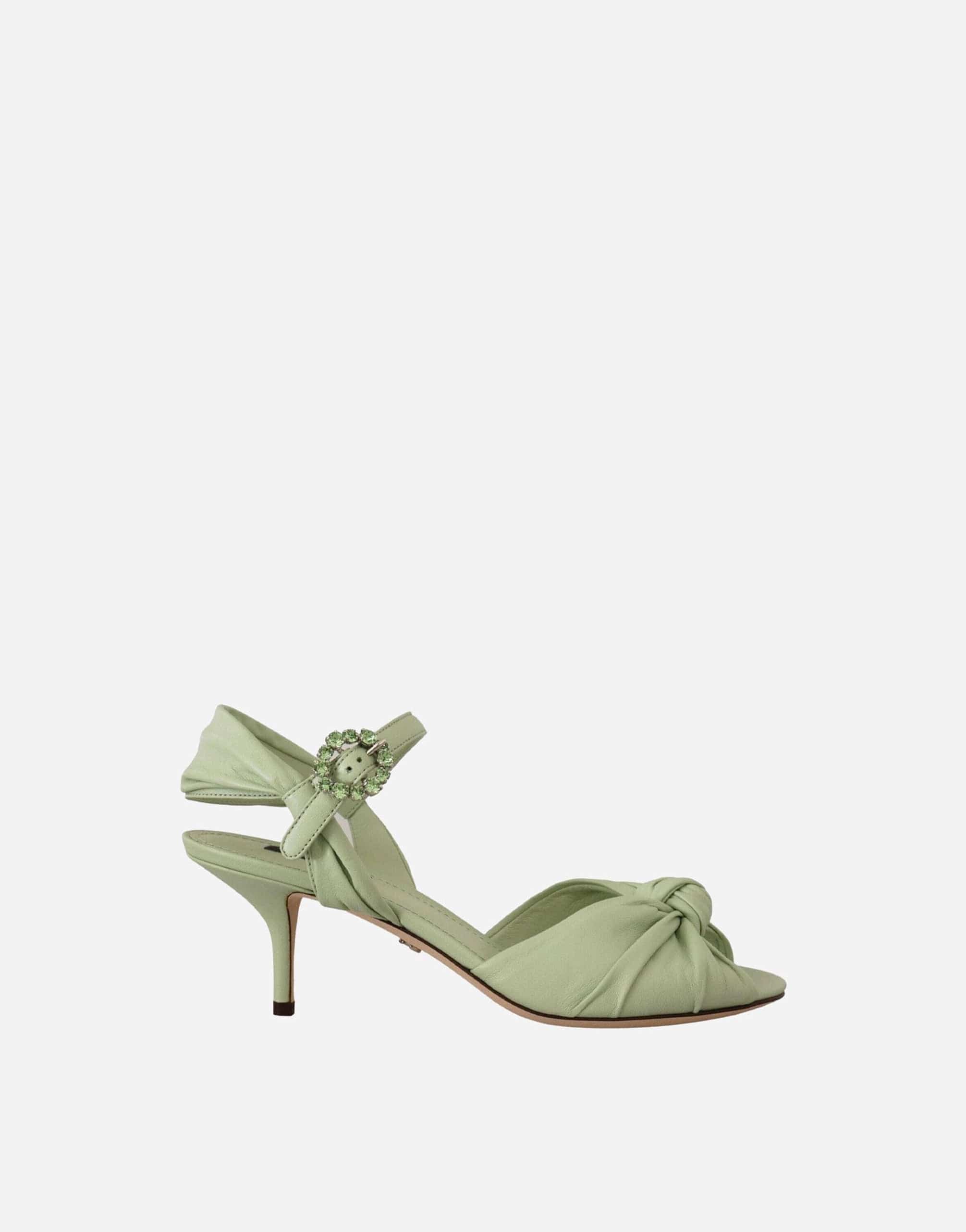Dolce & Gabbana Crystal Embellished Ankle Strap Sandals