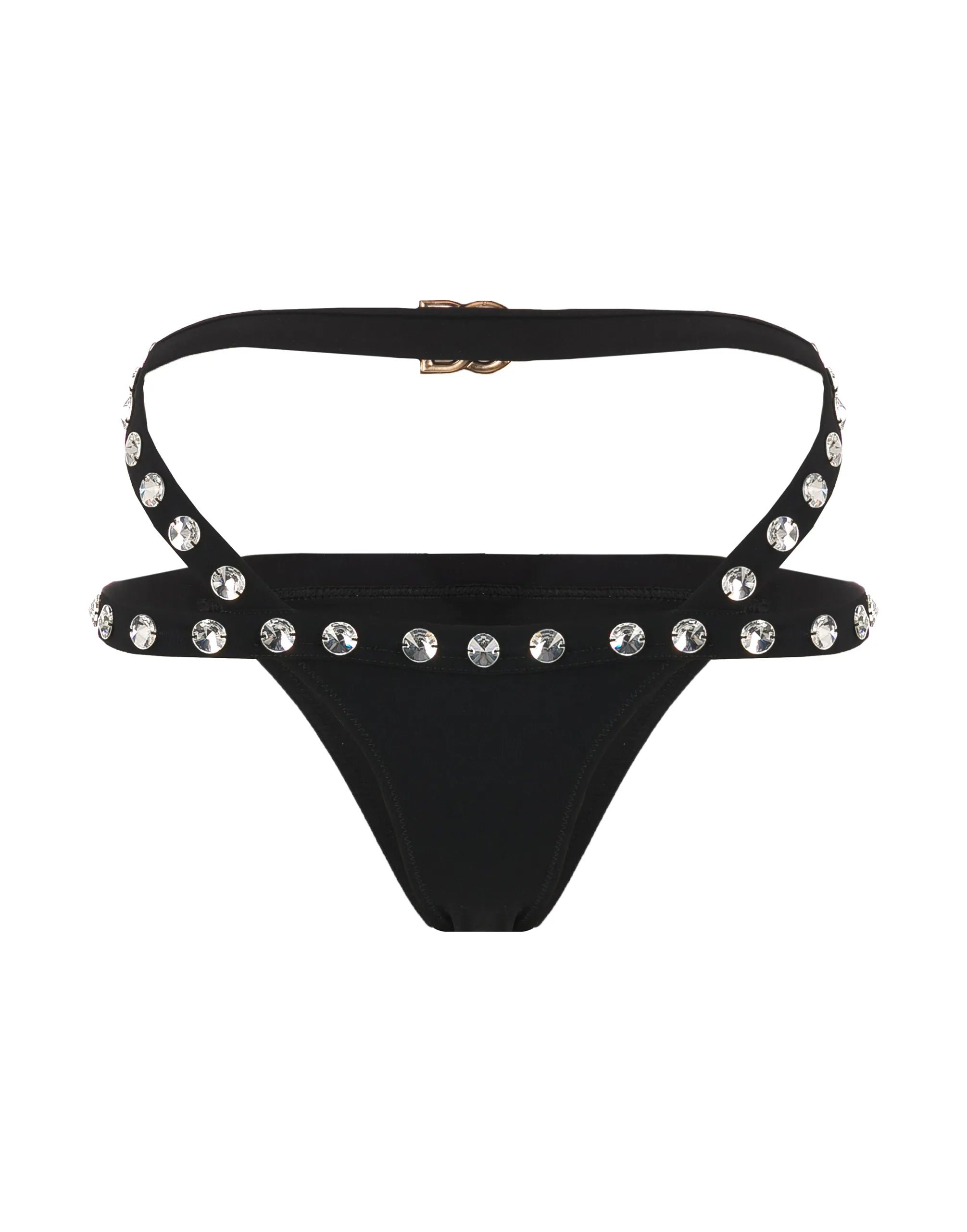 Dolce & Gabbana Crystal-Embellished Bikini Bottoms