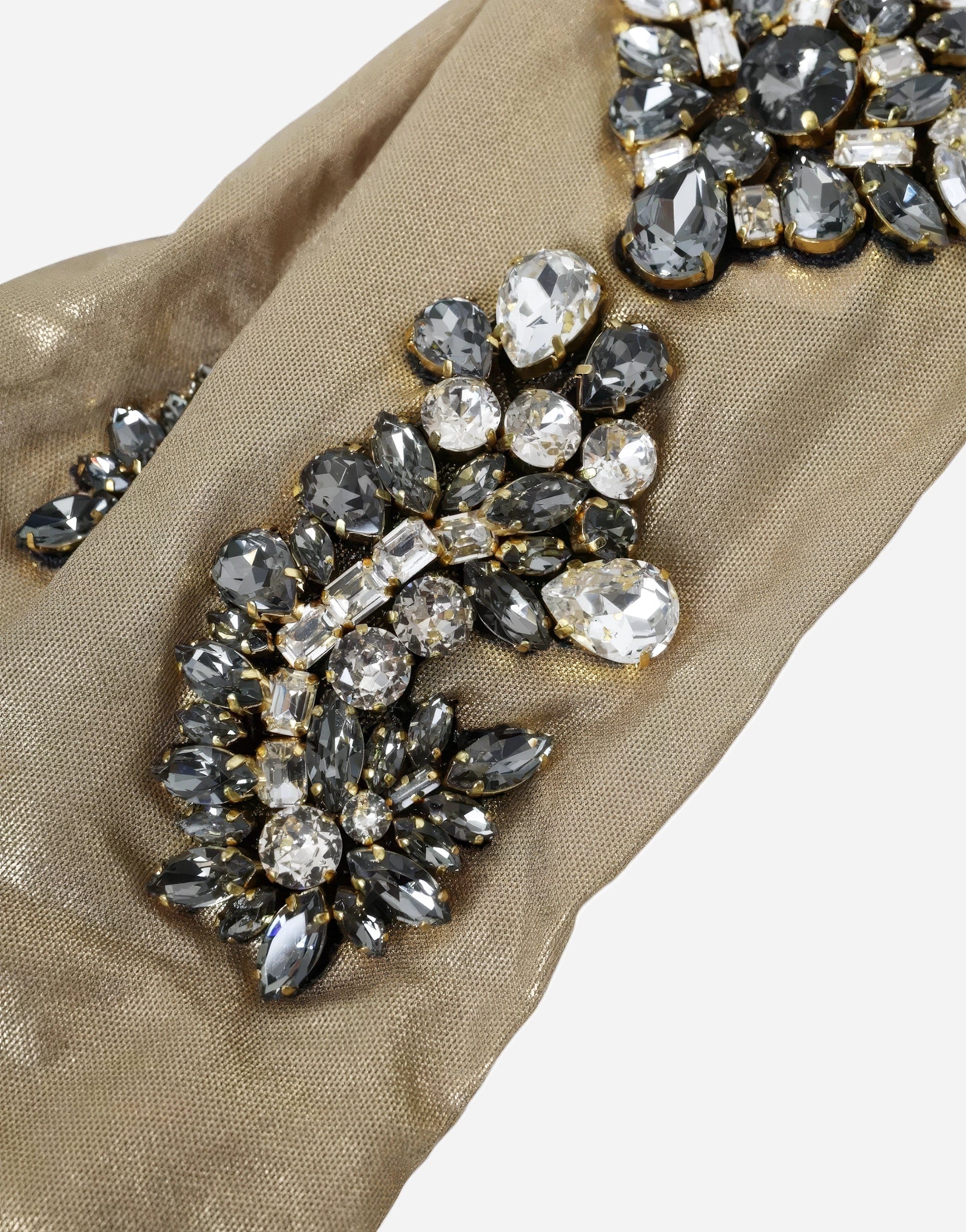 Dolce & Gabbana Crystal Embellished Gloves