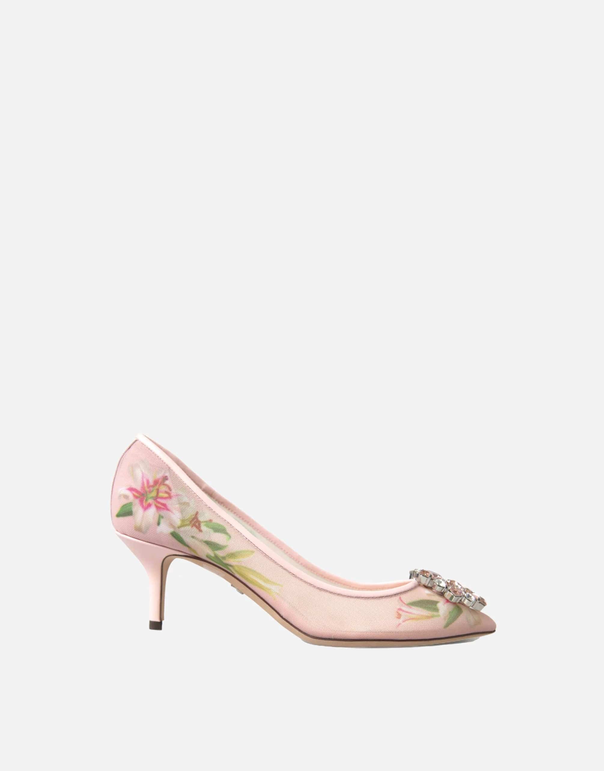 Givenchy Floral Print Pumps in Black Nappa Leather ref.887419 - Joli Closet