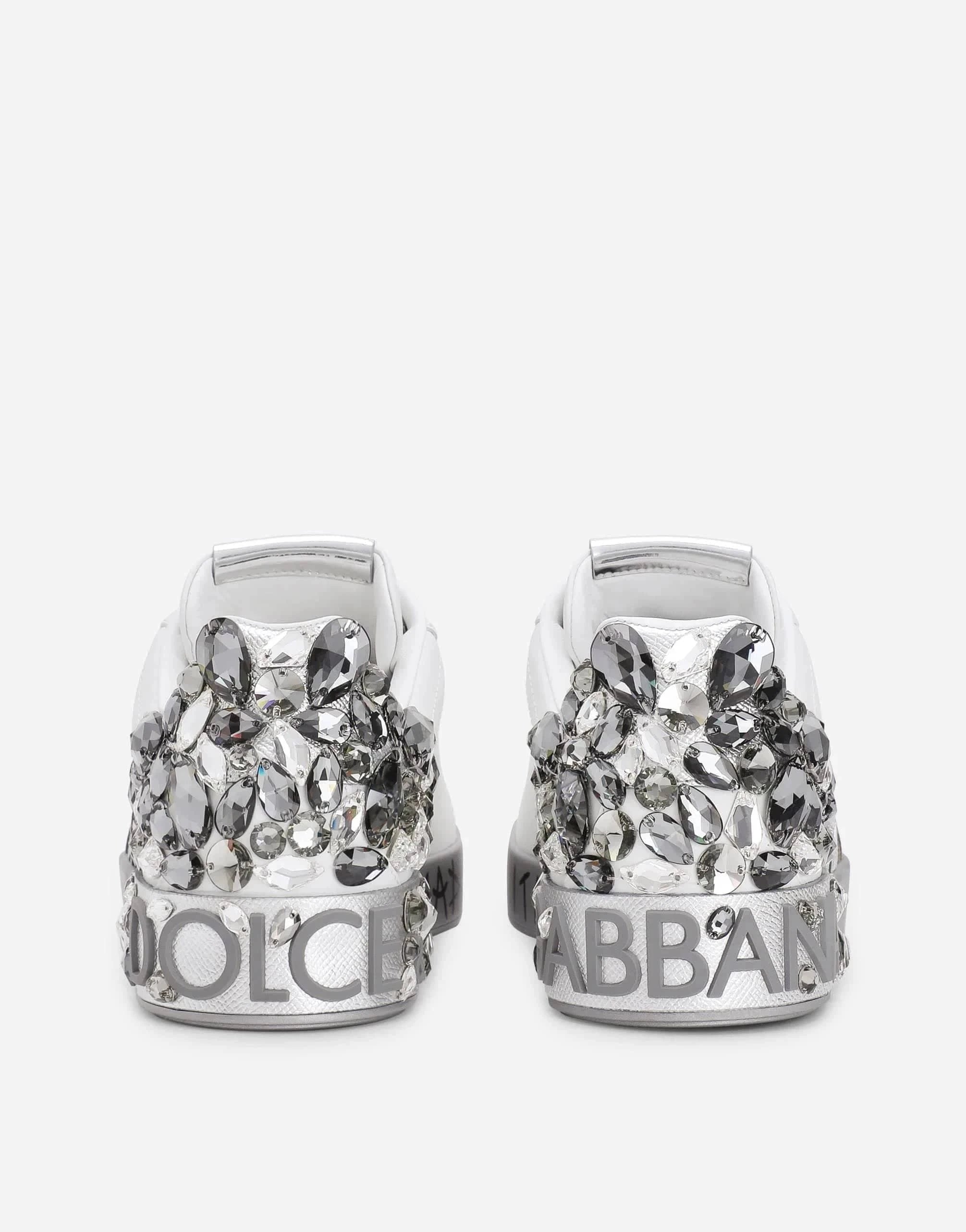 Dolce & Gabbana Crystal-Embellished Portofino Sneakers