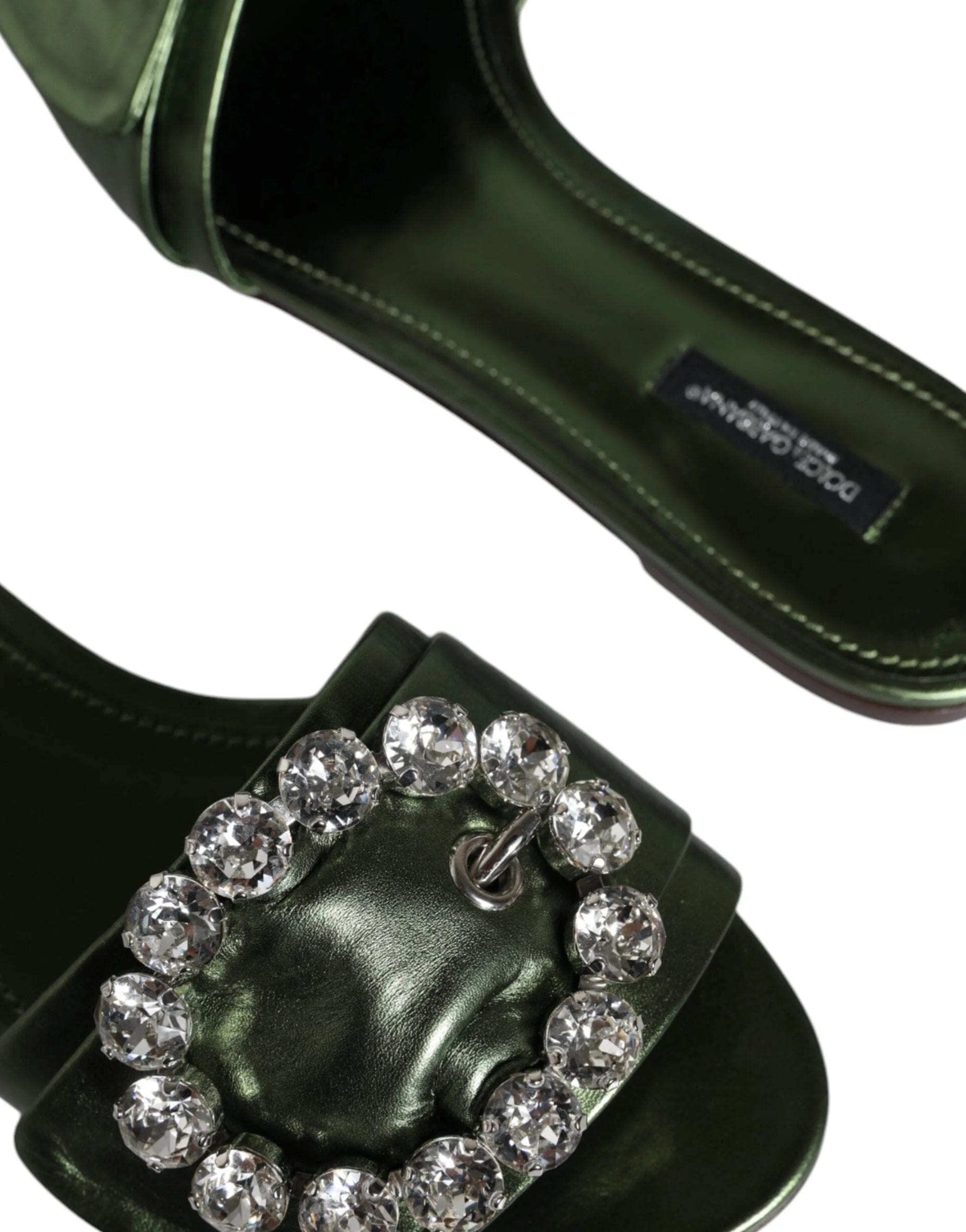 Dolce & Gabbana Crystal Embellished Sandals