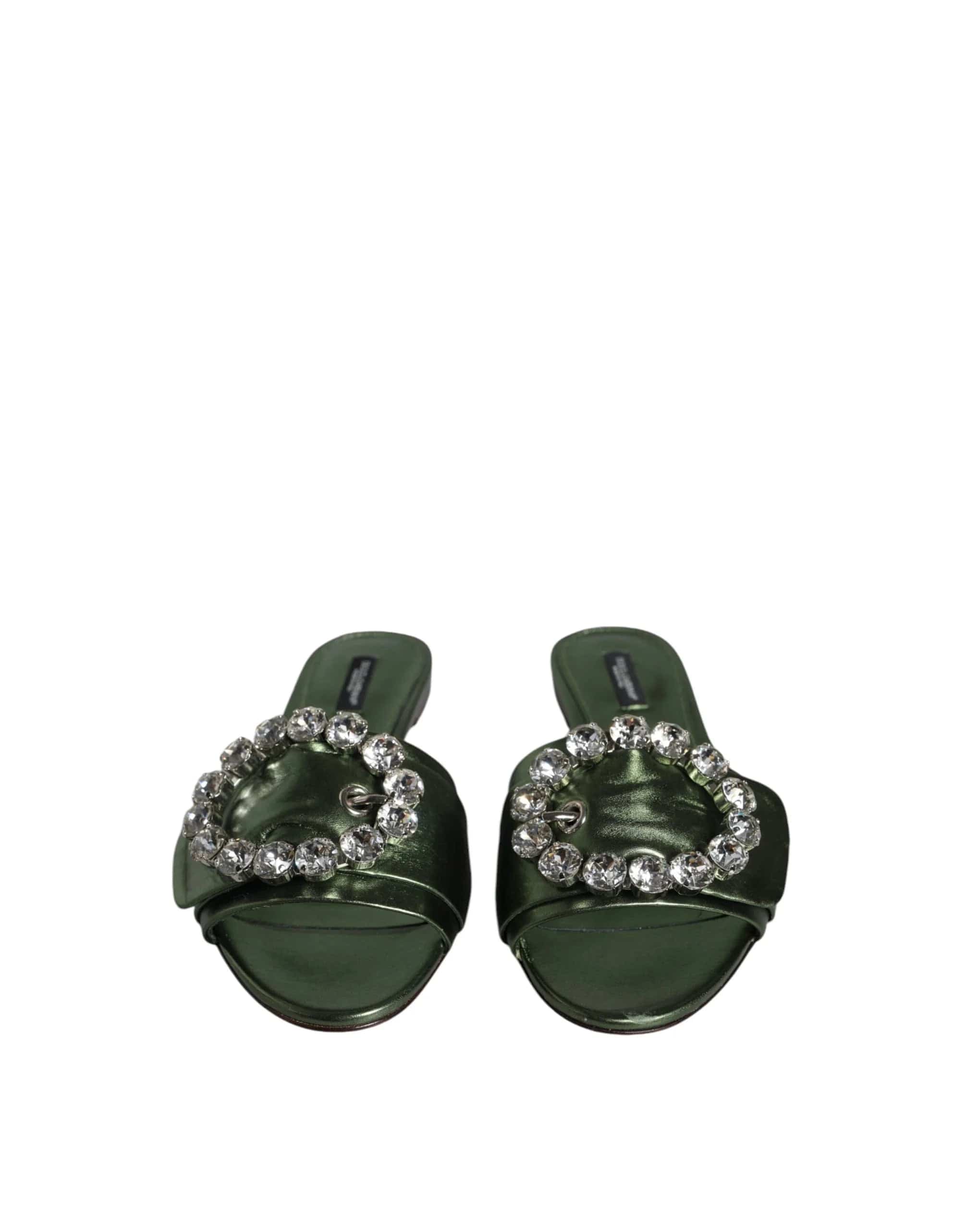 Dolce & Gabbana Crystal Embellished Sandals