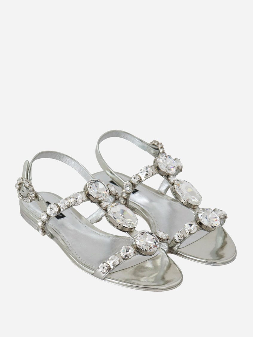 Dolce & Gabbana Crystal Embellished Sandals