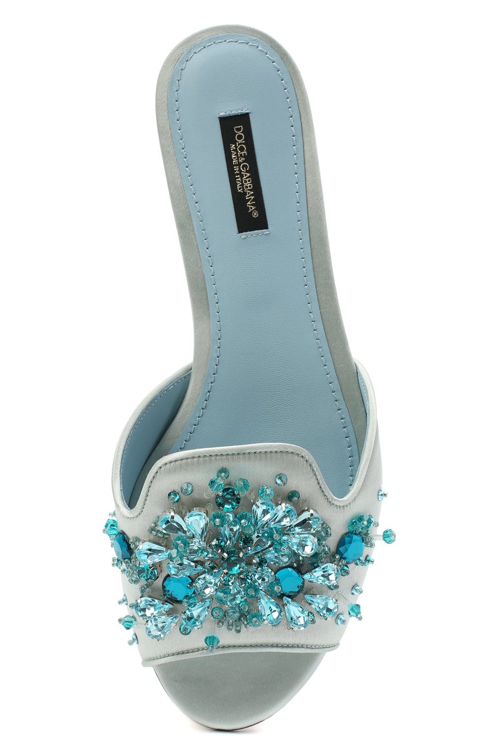 Dolce & Gabbana Crystal-Embellished Slides