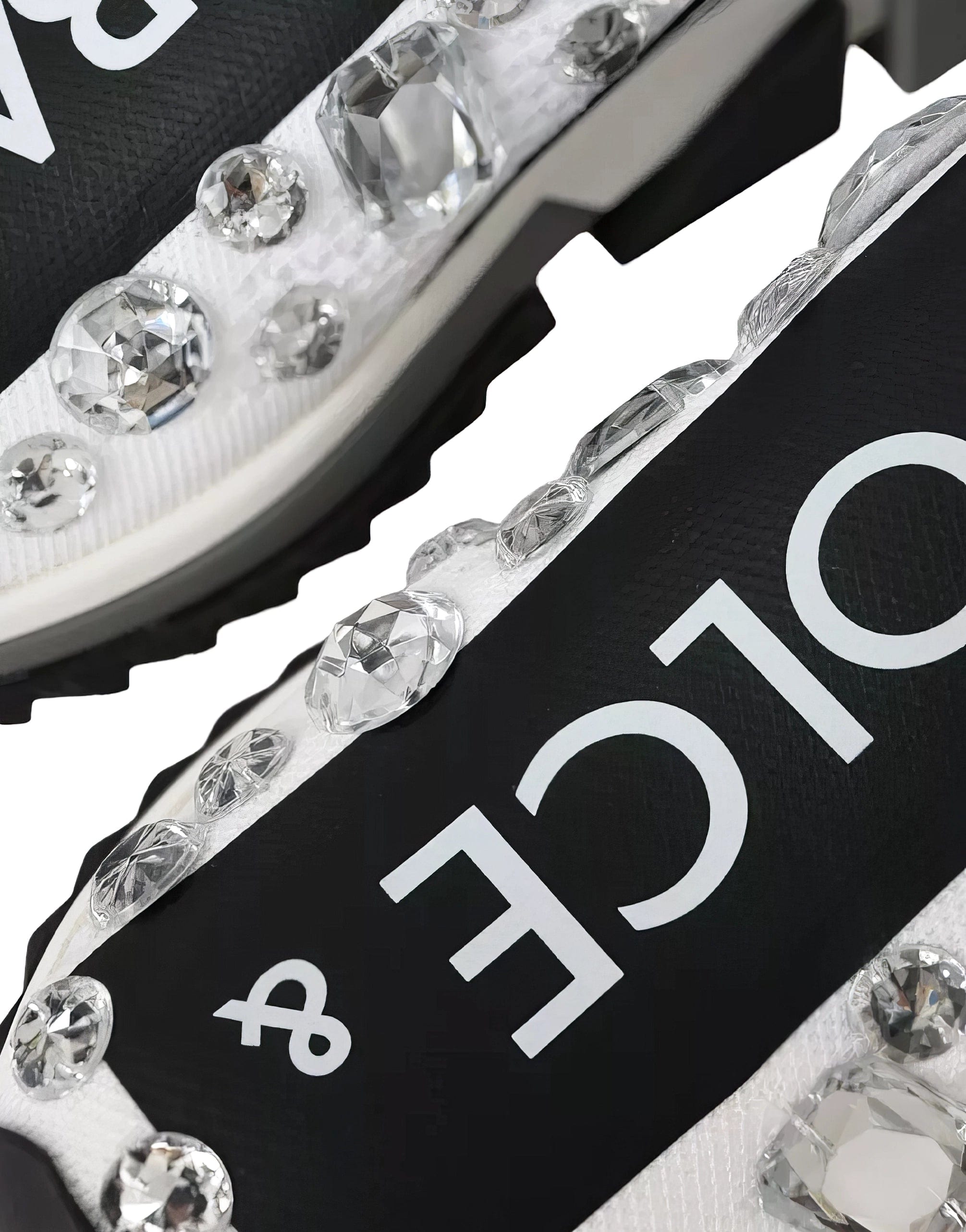 Dolce & Gabbana Crystal Embellished Sorrento Sneakers