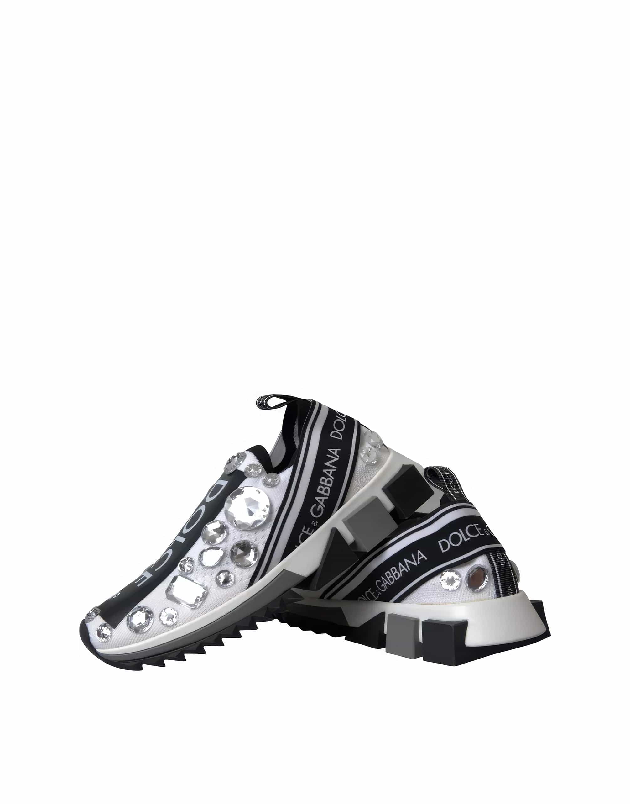 Dolce & Gabbana Crystal Embellished Sorrento Sneakers