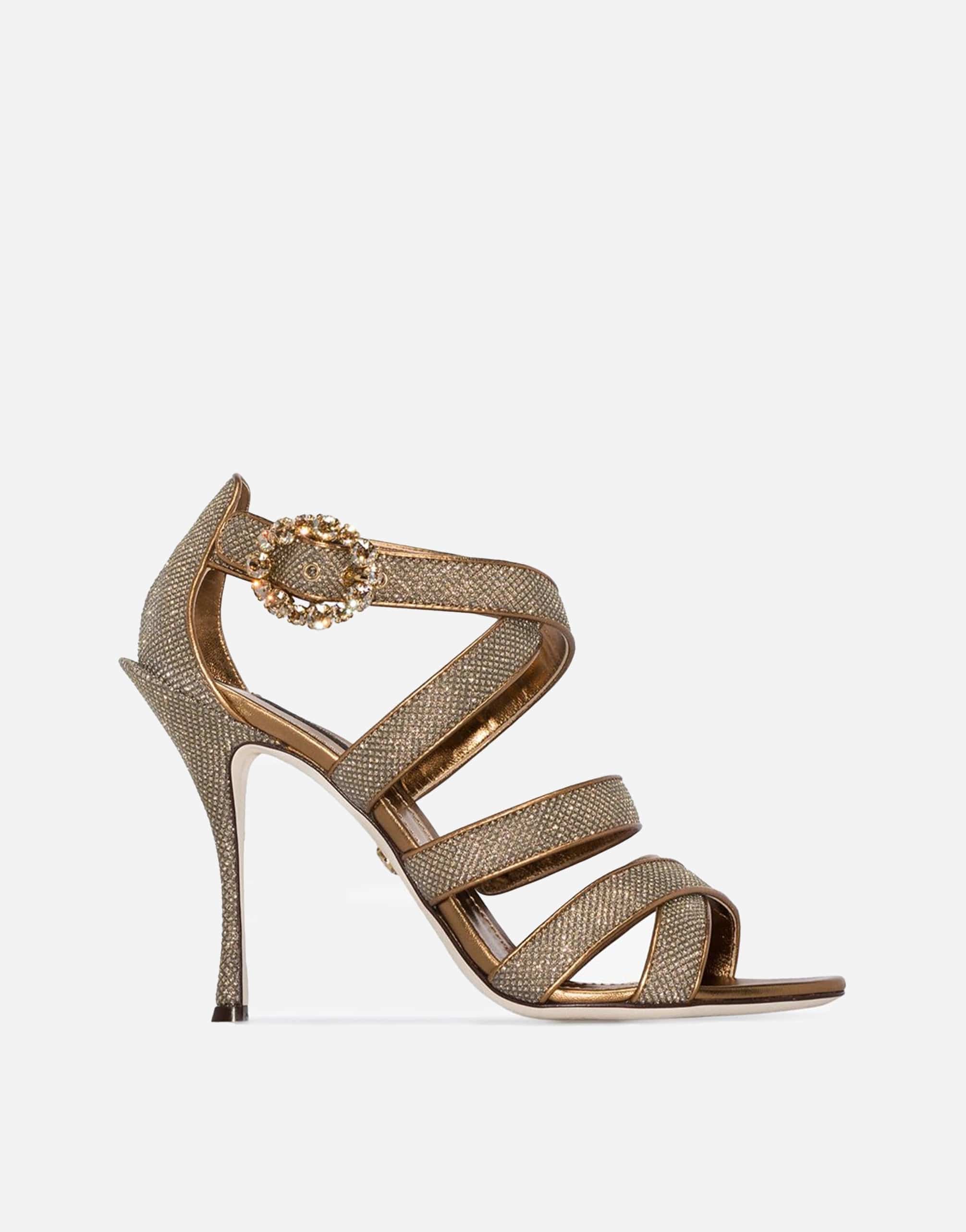 Dolce & Gabbana Crystal Embellished Strap Sandals