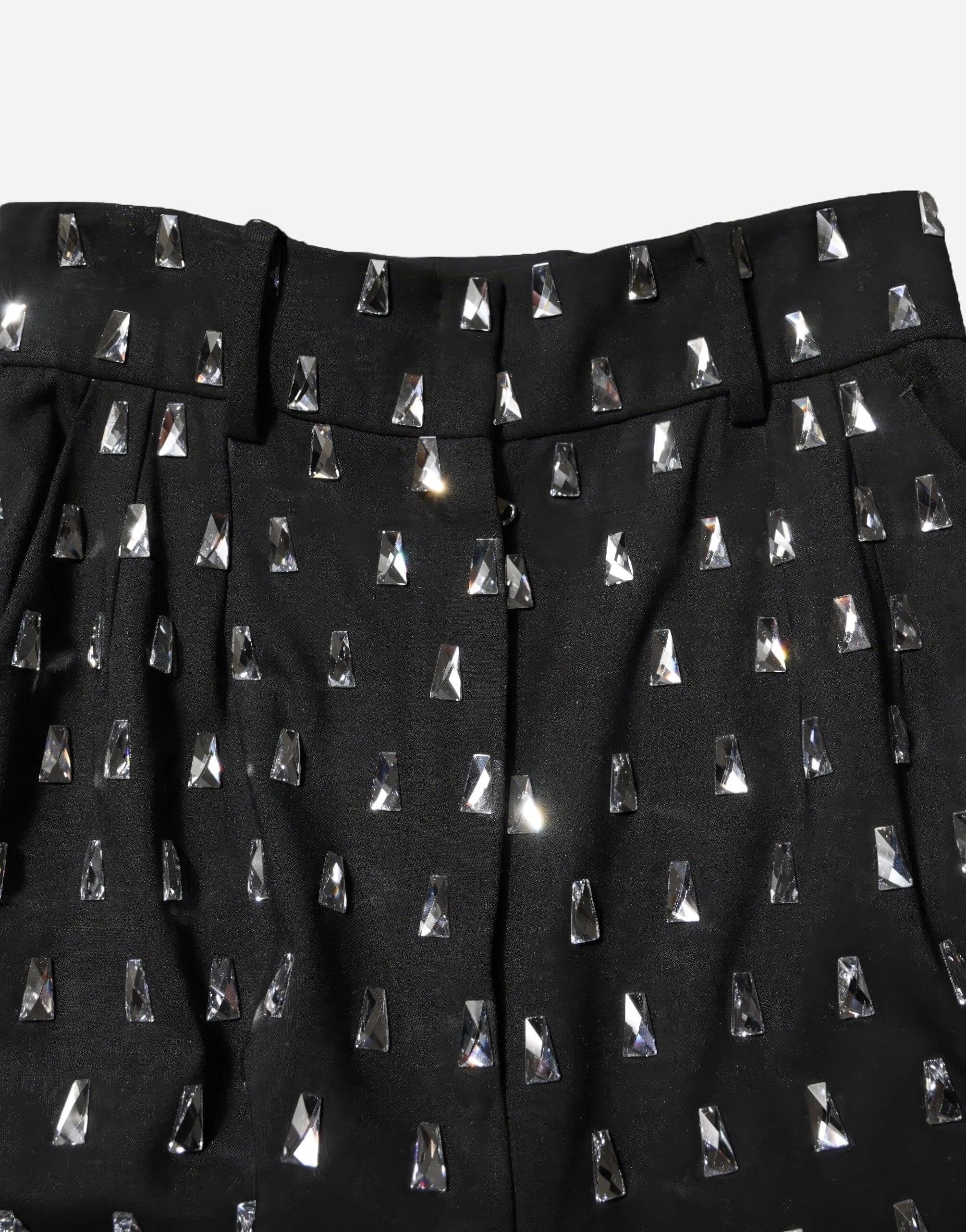 Dolce & Gabbana Crystal-Embellished Wide Leg trousers