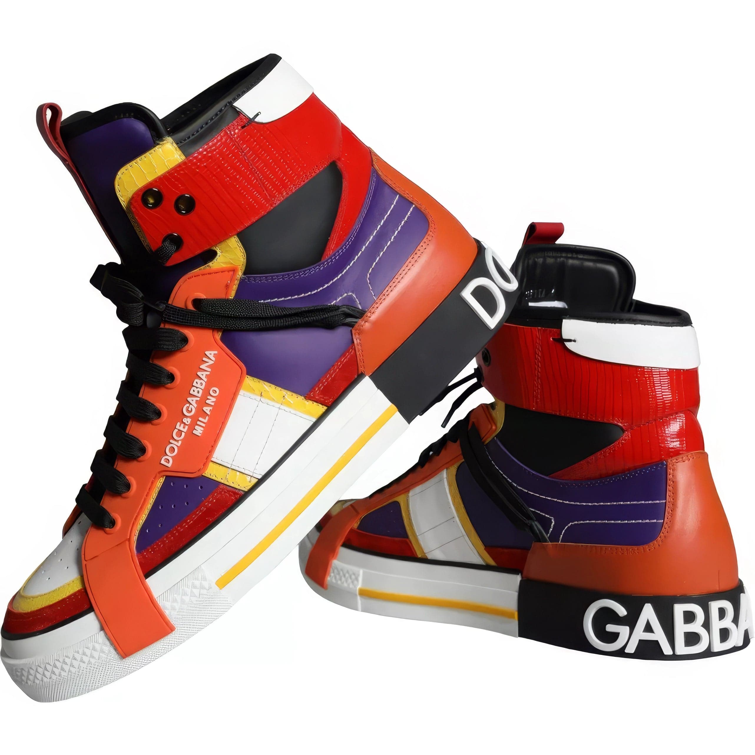 Dolce & Gabbana Custom 2.Zero High-Top Sneakers