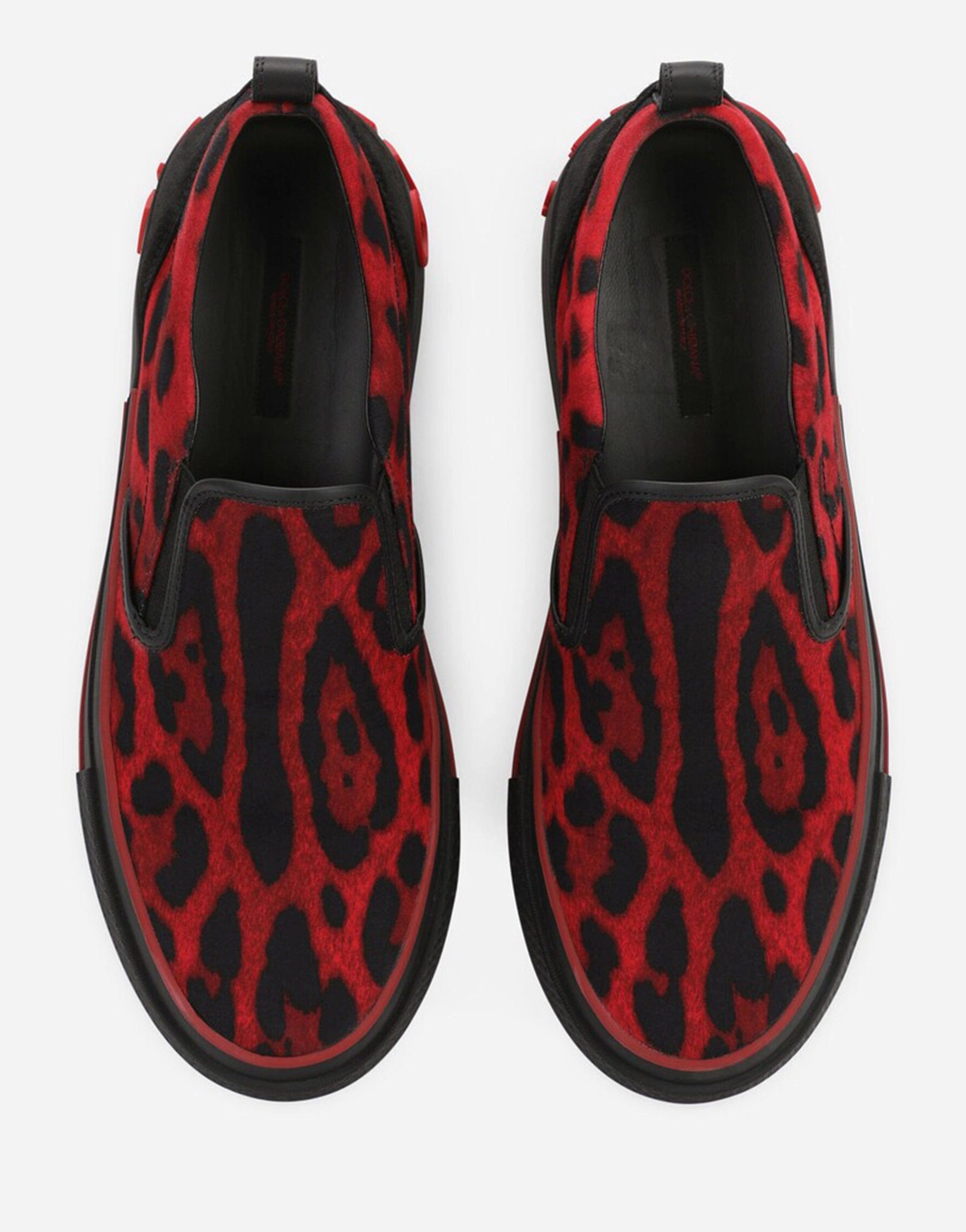 Sneakers slip-on personalizzate 2.Zero con stampa leopardata