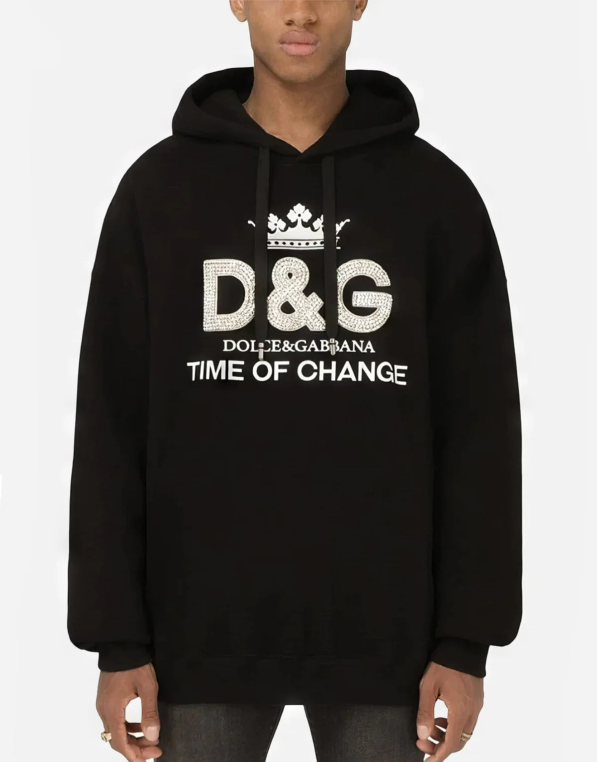 D&G Sequined Cotton Hoodie