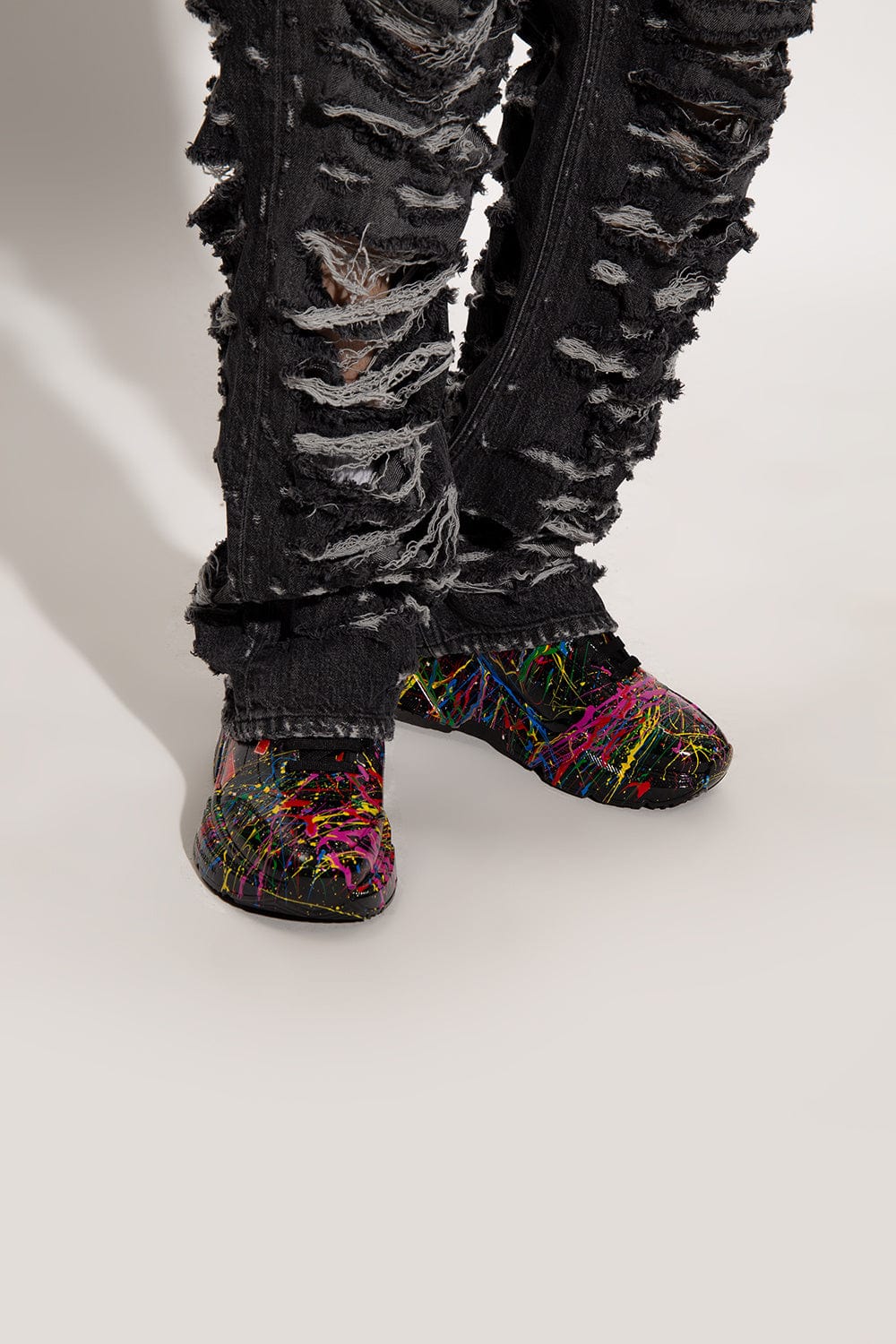 Dolce & Gabbana Daymaster All-Over Paint Sneakers