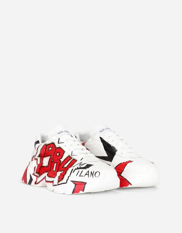 Dolce & Gabbana Daymaster Hand Painted Sneakers