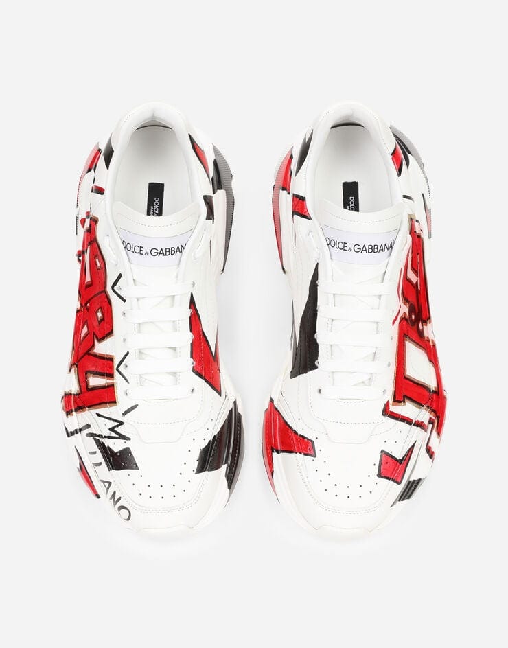 Dolce & Gabbana Daymaster Hand Painted Sneakers