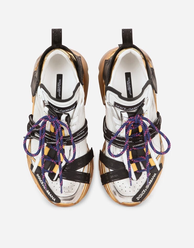 Dolce & Gabbana Daymaster Laminated Sole Leather Sneakers