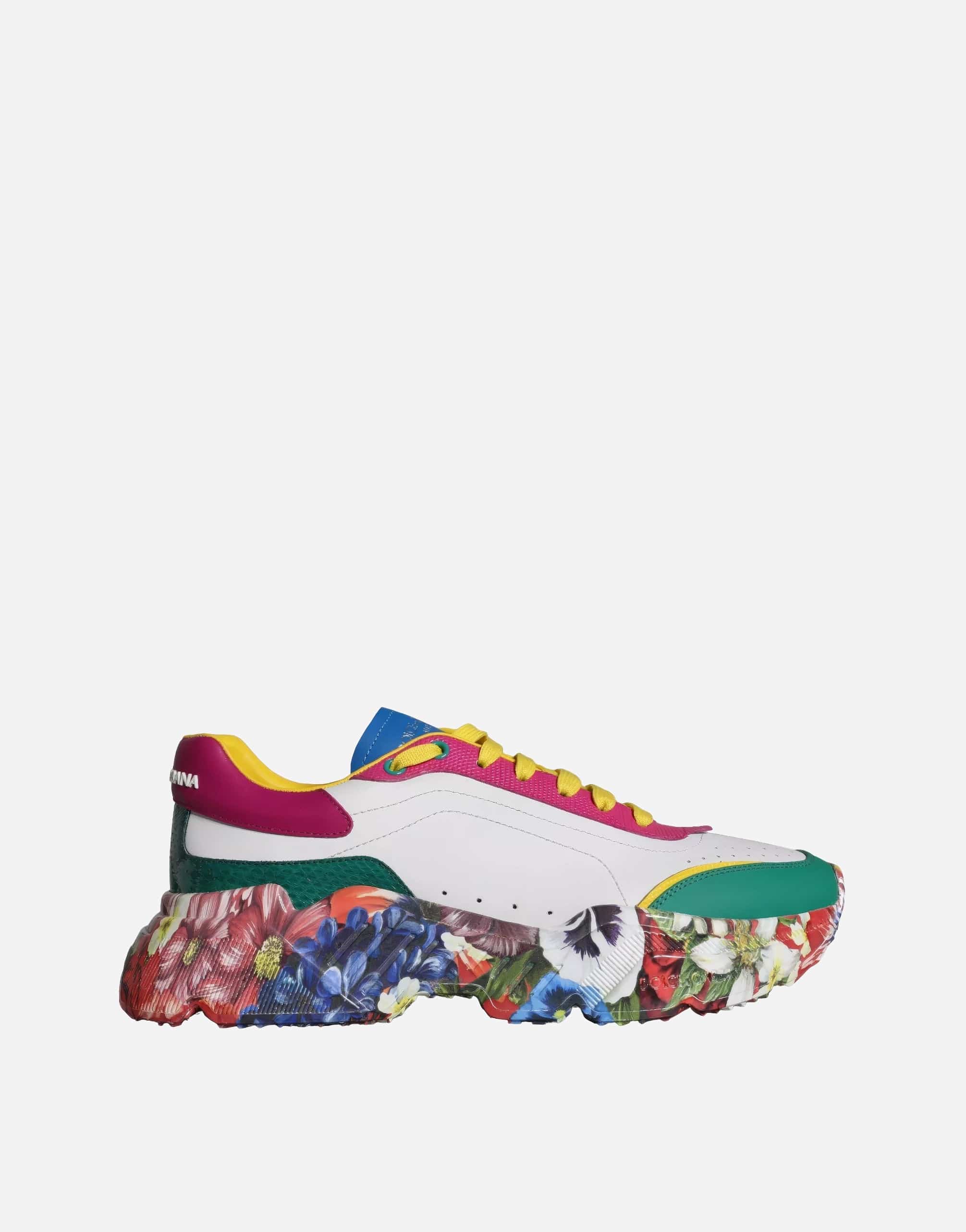 Dolce & Gabbana Daymaster Sneakers With Floral Sole